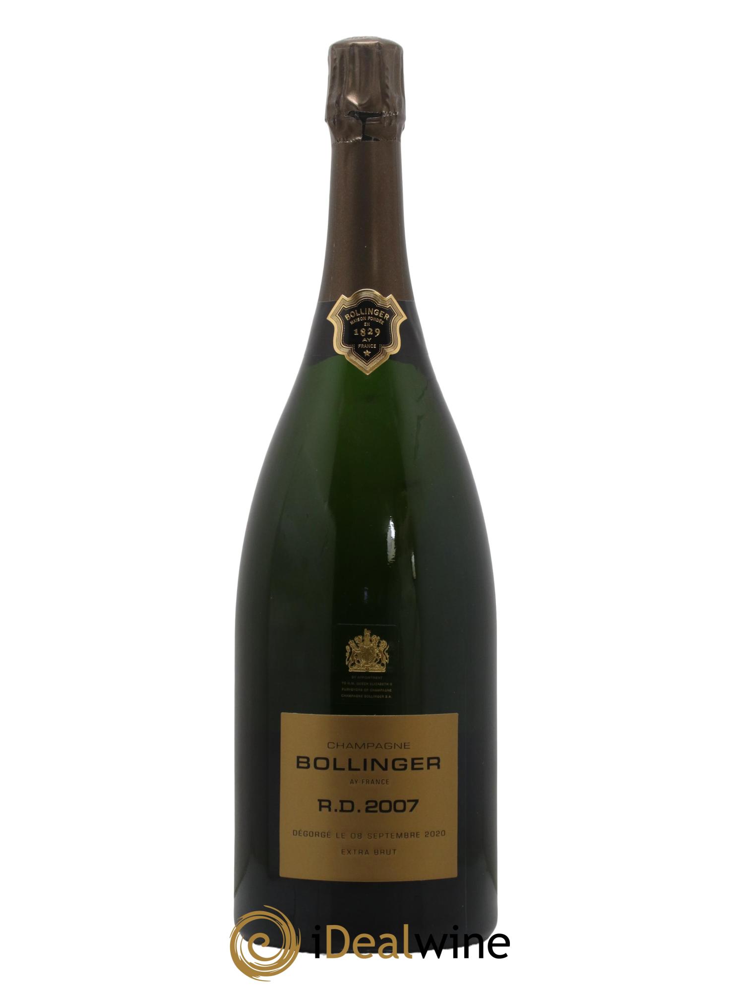 R.D. Extra-Brut Bollinger 2007 - Lot de 1 magnum - 0