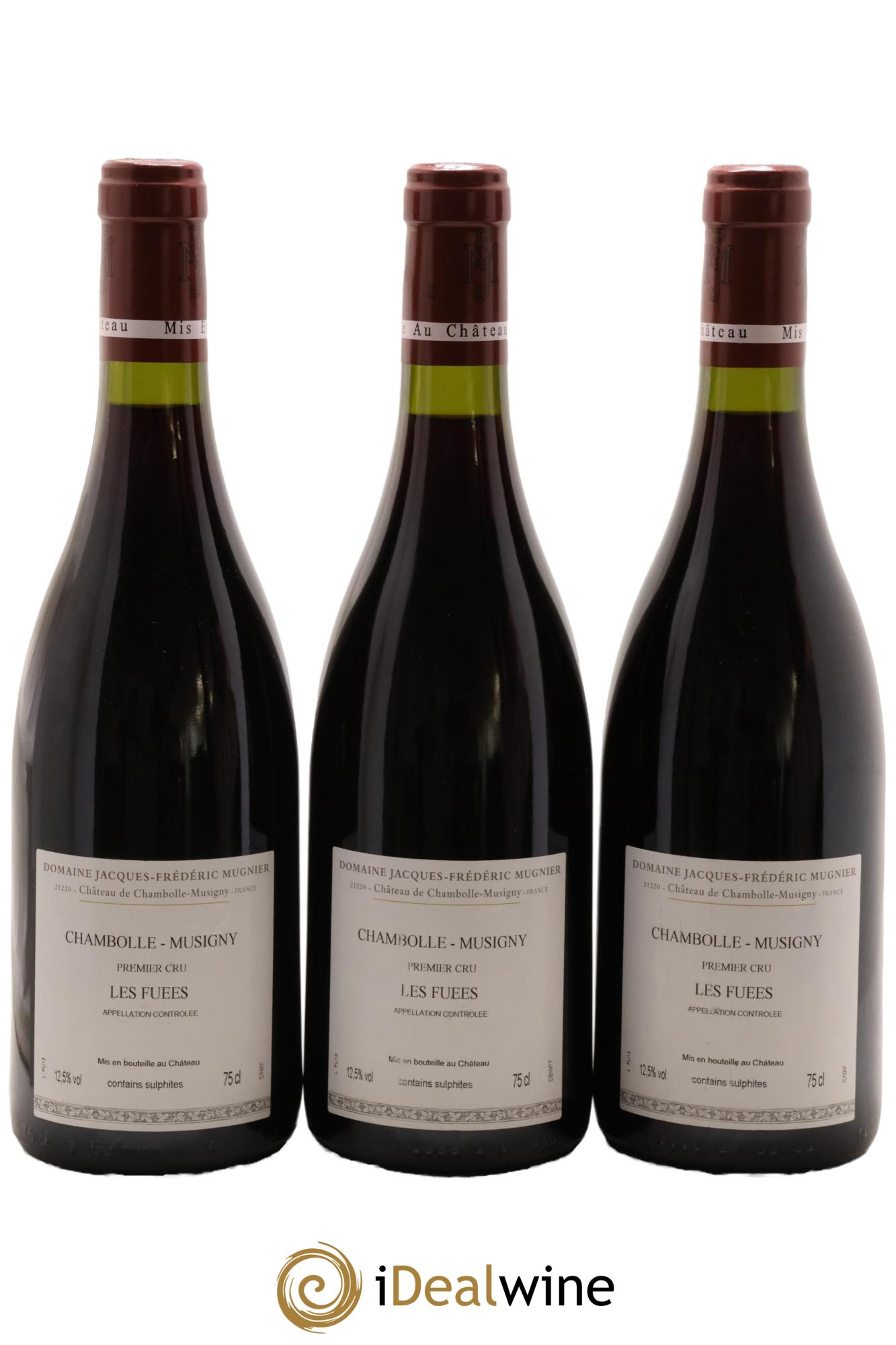 Chambolle-Musigny 1er Cru Les Fuées Jacques-Frédéric Mugnier 2013 - Lotto di 3 bottiglie - 1