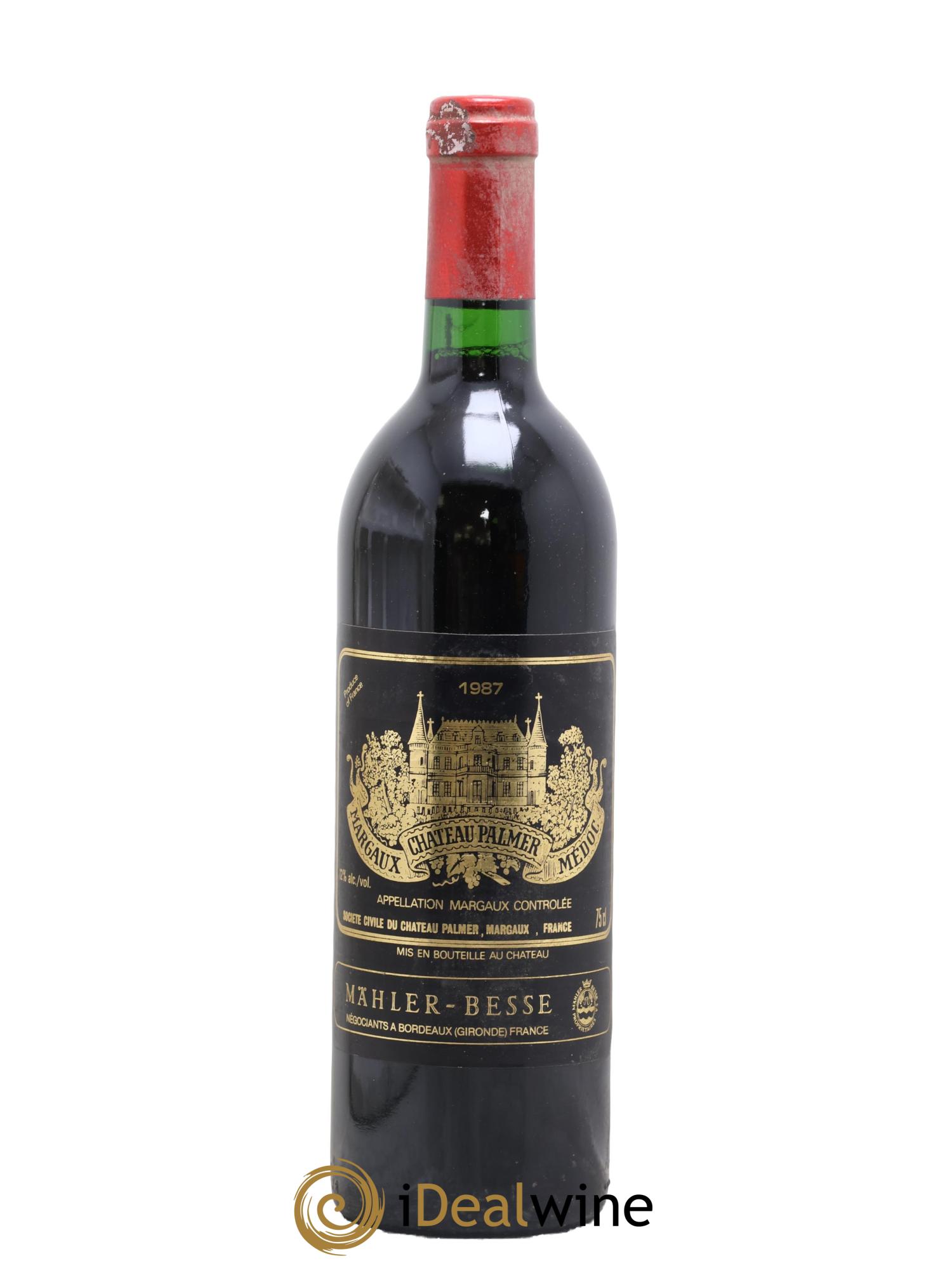 Château Palmer 3ème Grand Cru Classé 1987 - Lot de 1 bouteille - 0