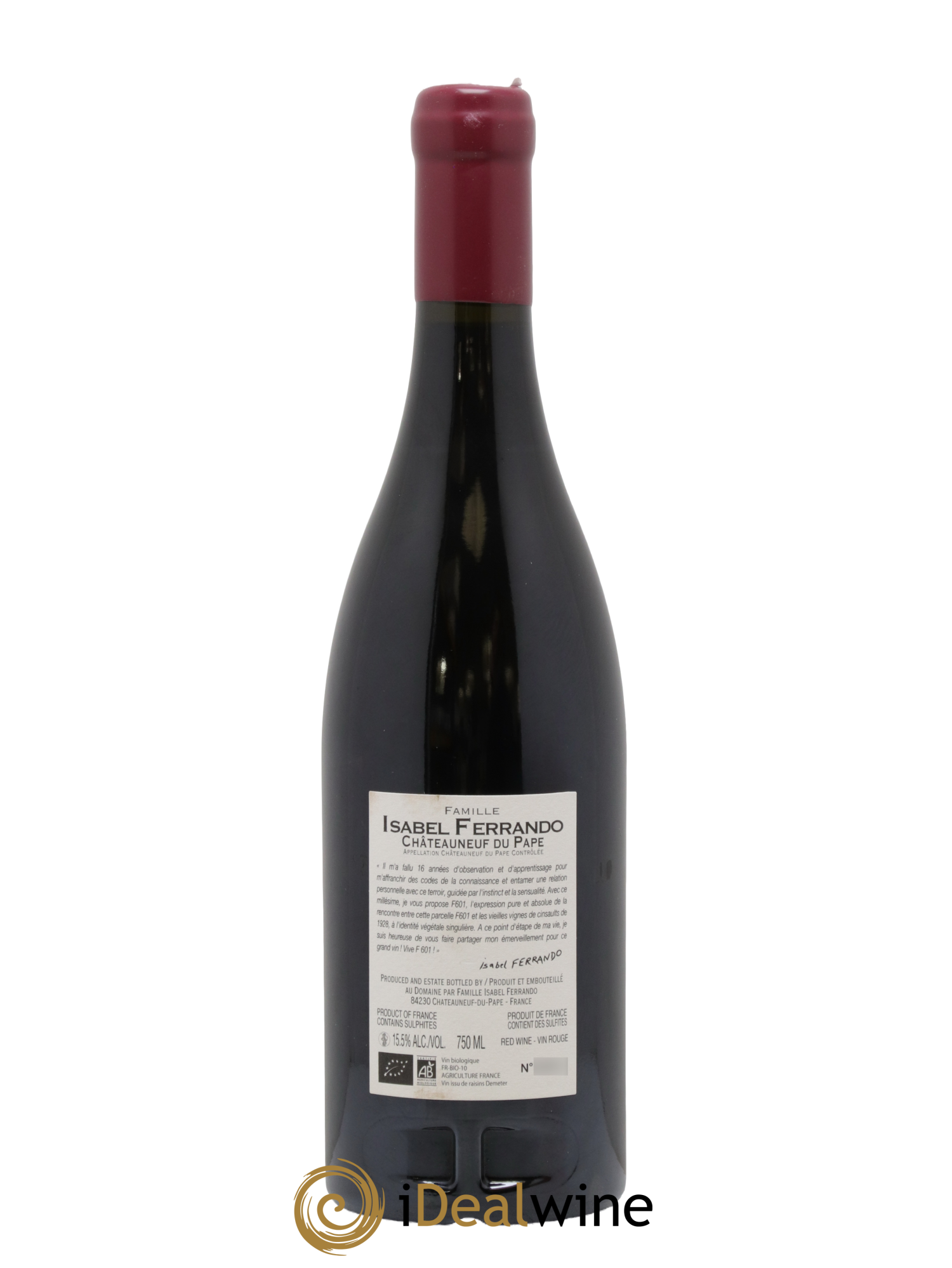 Châteauneuf-du-Pape F601 Domaine Saint-Préfert 2022 - Posten von 1 Flasche - 1