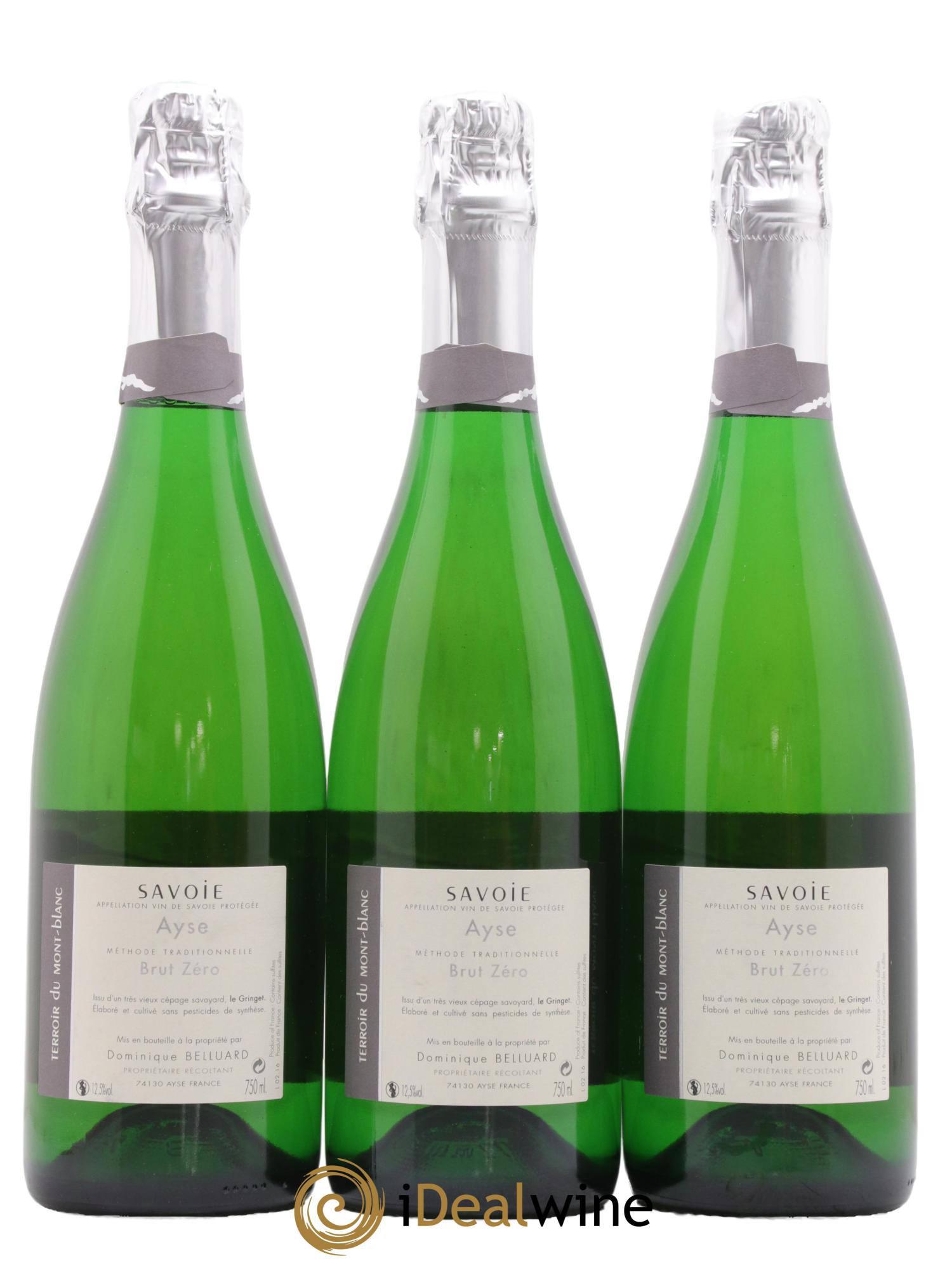 Vin de Savoie Ayse - Mont Blanc Domaine Belluard 2016 - Lot de 3 bouteilles - 1