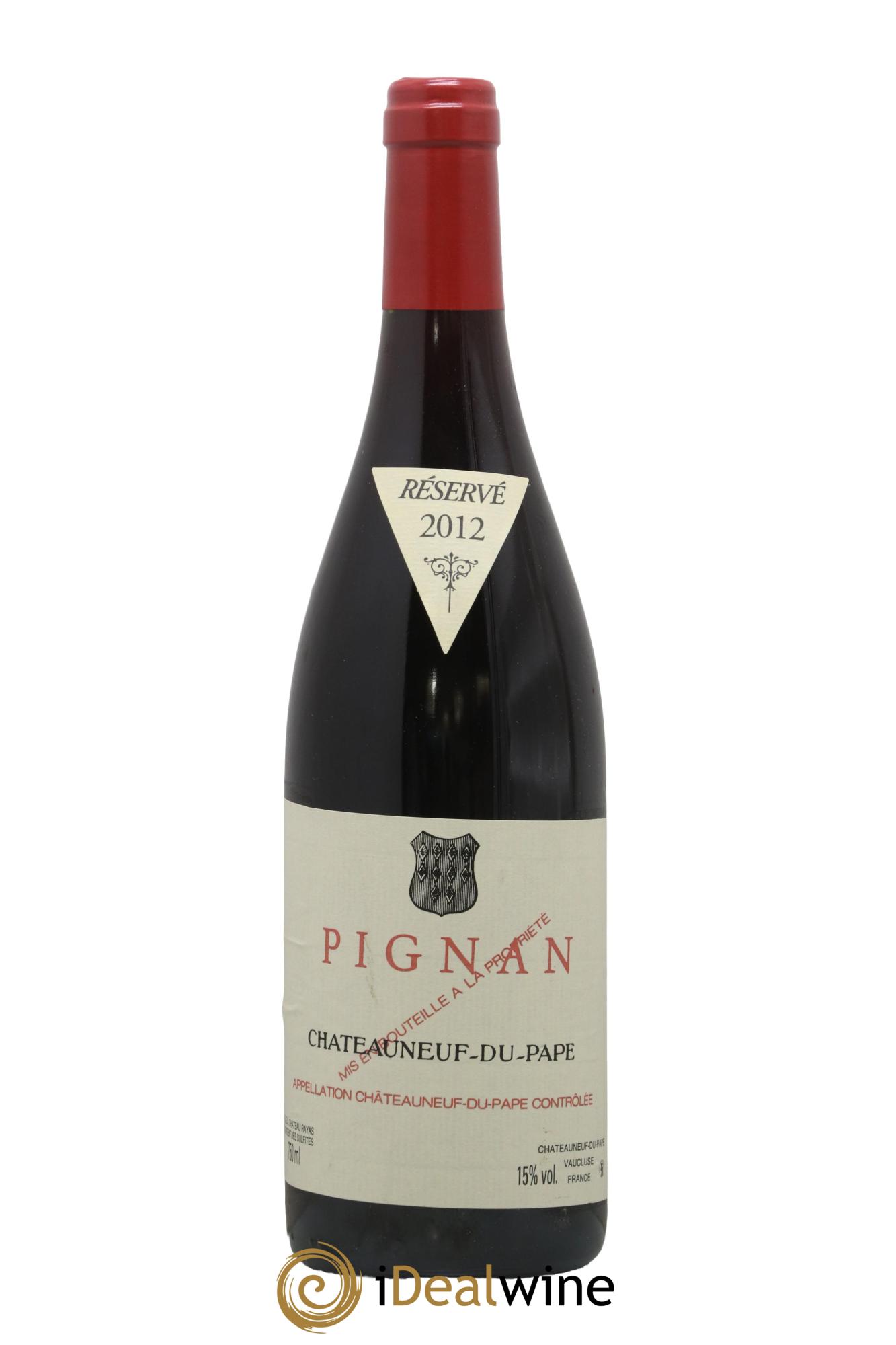 Châteauneuf-du-Pape Pignan Emmanuel Reynaud 2012 - Posten von 1 Flasche - 0