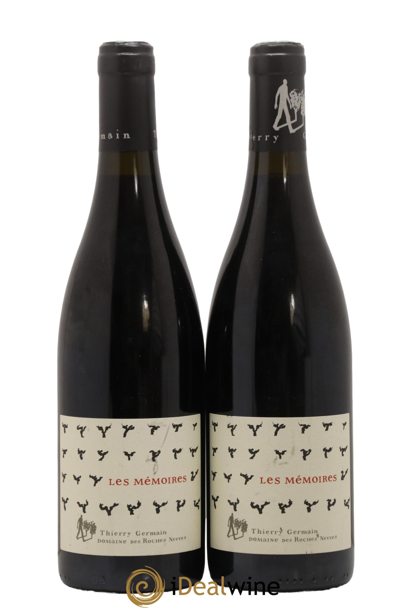 Saumur-Champigny Les Mémoires Domaine des Roches Neuves - Thierry Germain 2016 - Lot de 2 bouteilles - 0