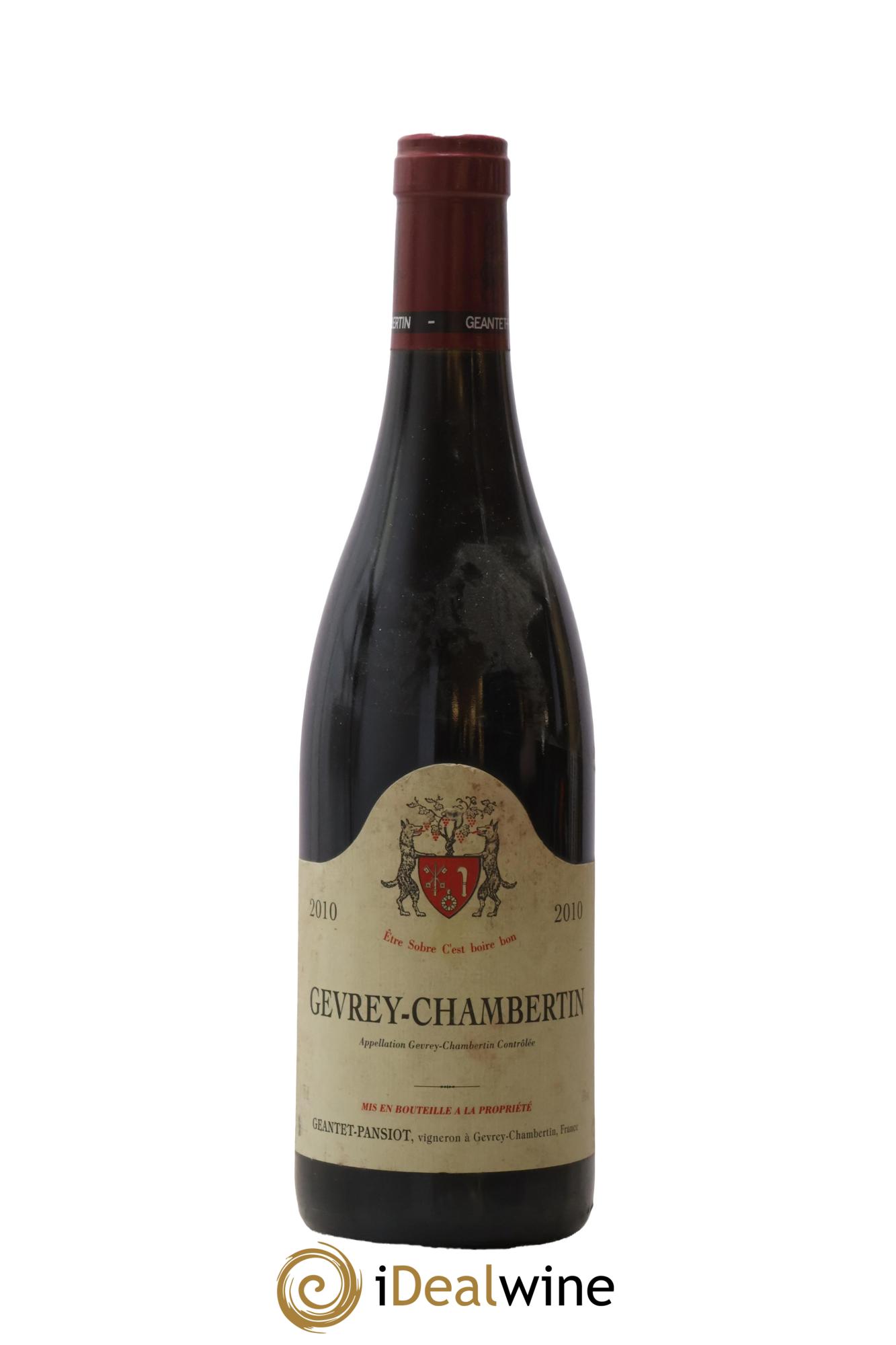 Gevrey-Chambertin Geantet-Pansiot 2010 - Lotto di 1 bottiglia - 0