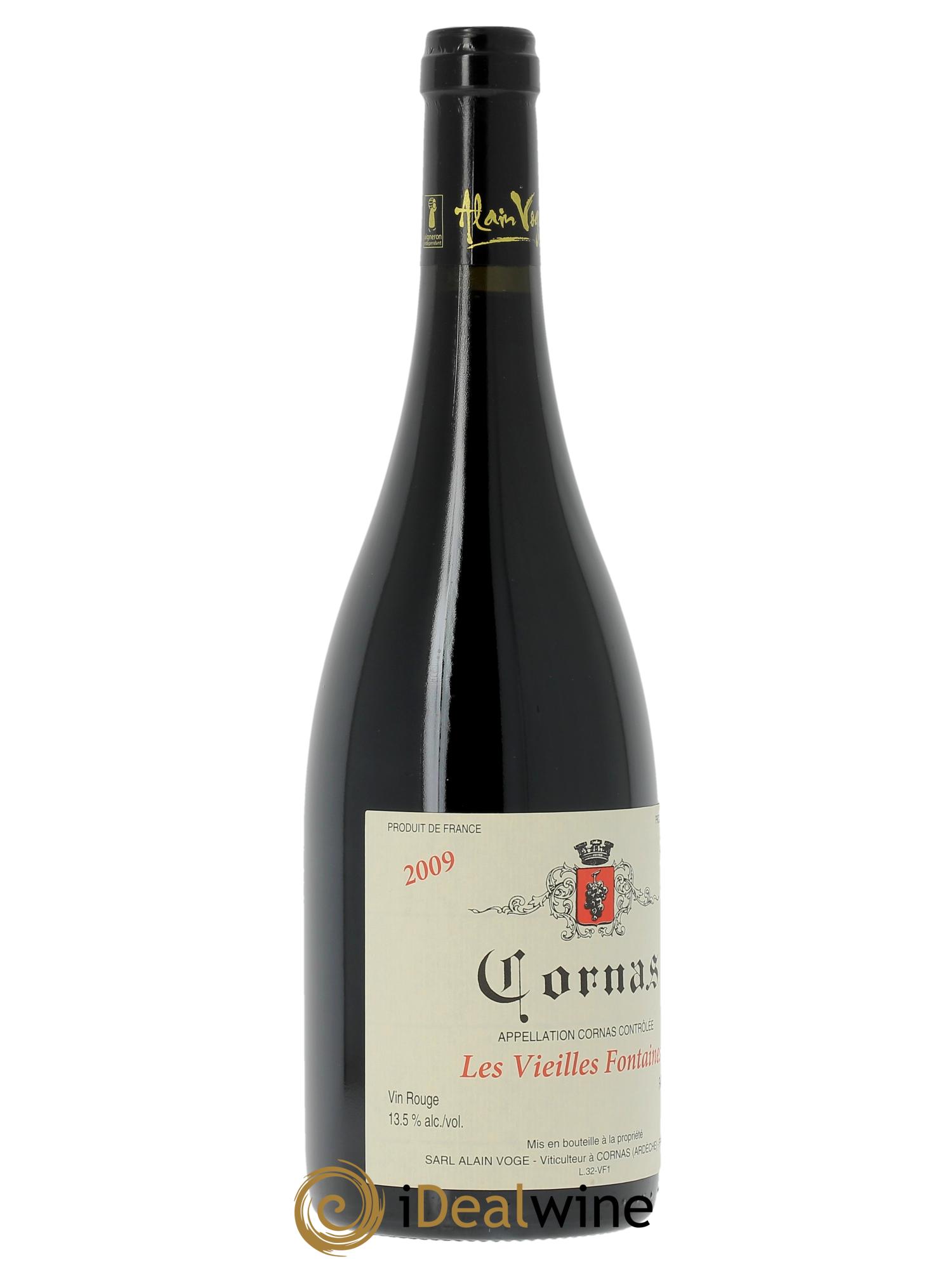 Cornas Les Vieilles Fontaines Alain Voge (Domaine)  2009 - Lot de 1 bouteille - 2