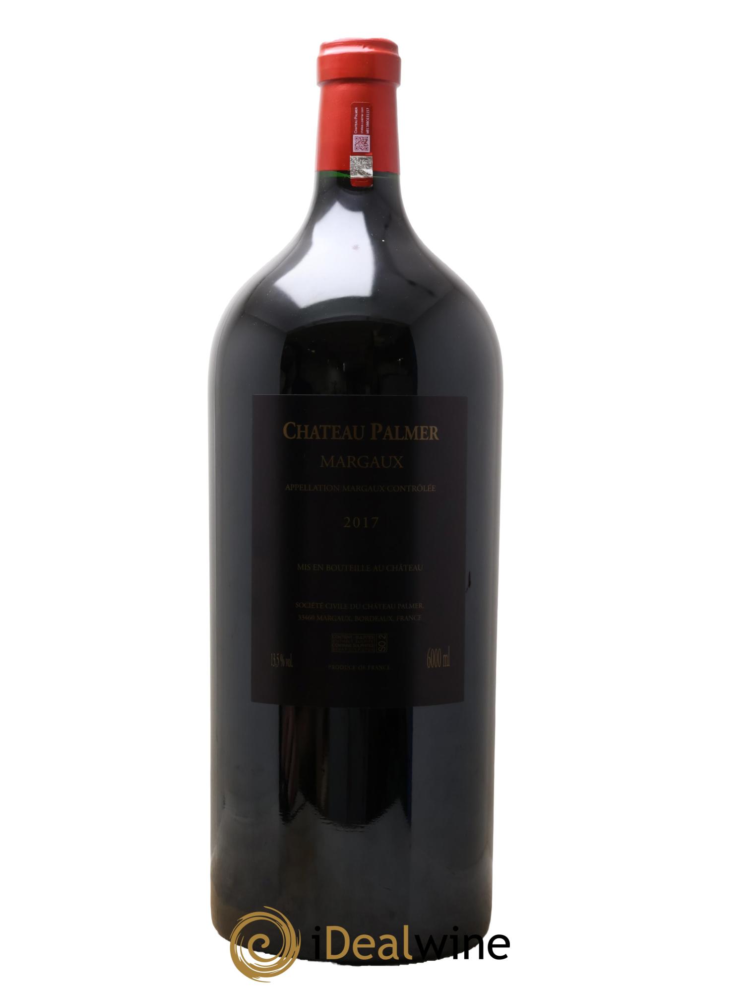Château Palmer 3ème Grand Cru Classé 2017 - Posten von 1 Imperiale - 2