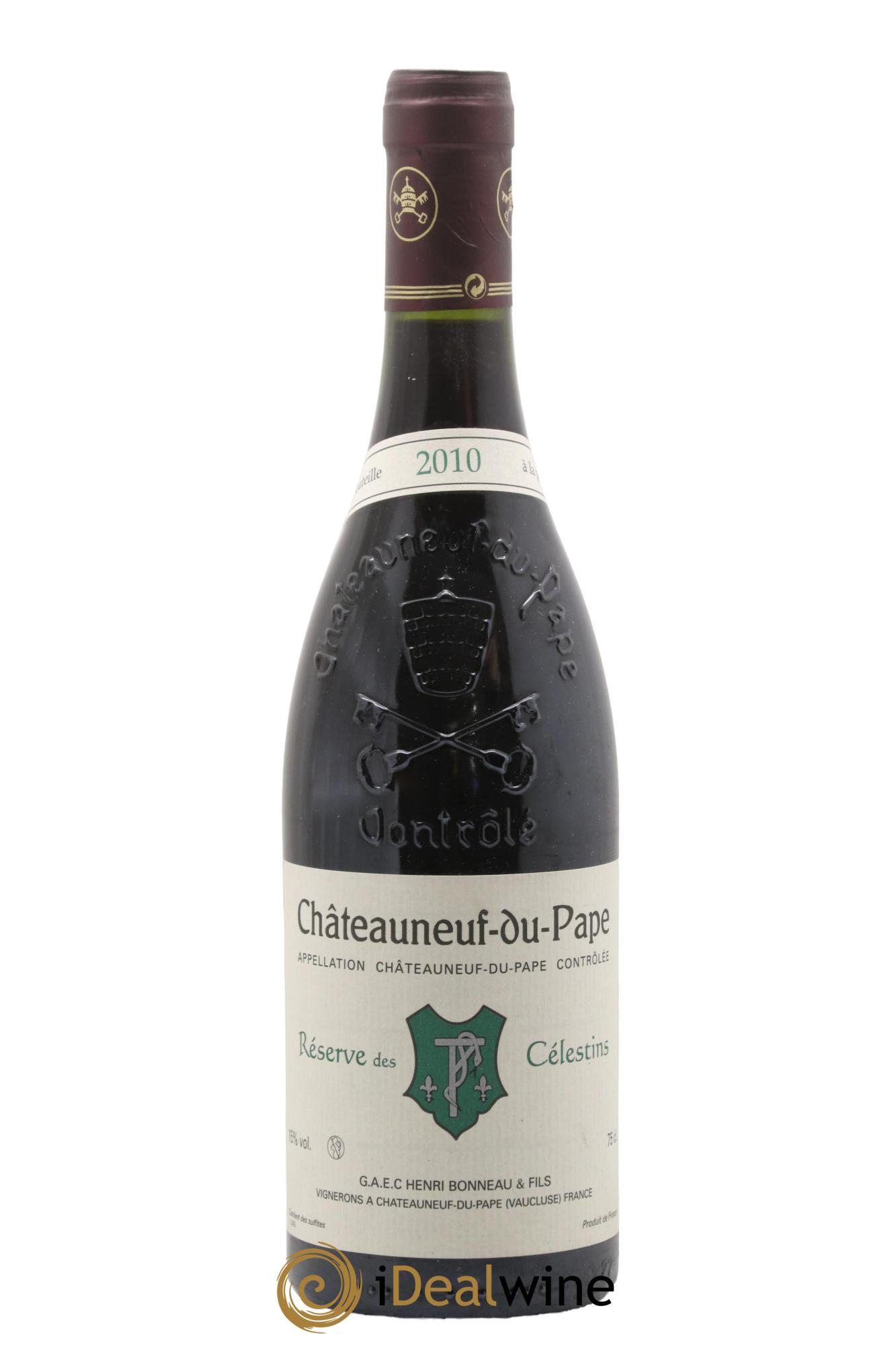 Châteauneuf-du-Pape Réserve des Célestins Henri Bonneau & Fils  2010 - Lot of 1 bottle - 0
