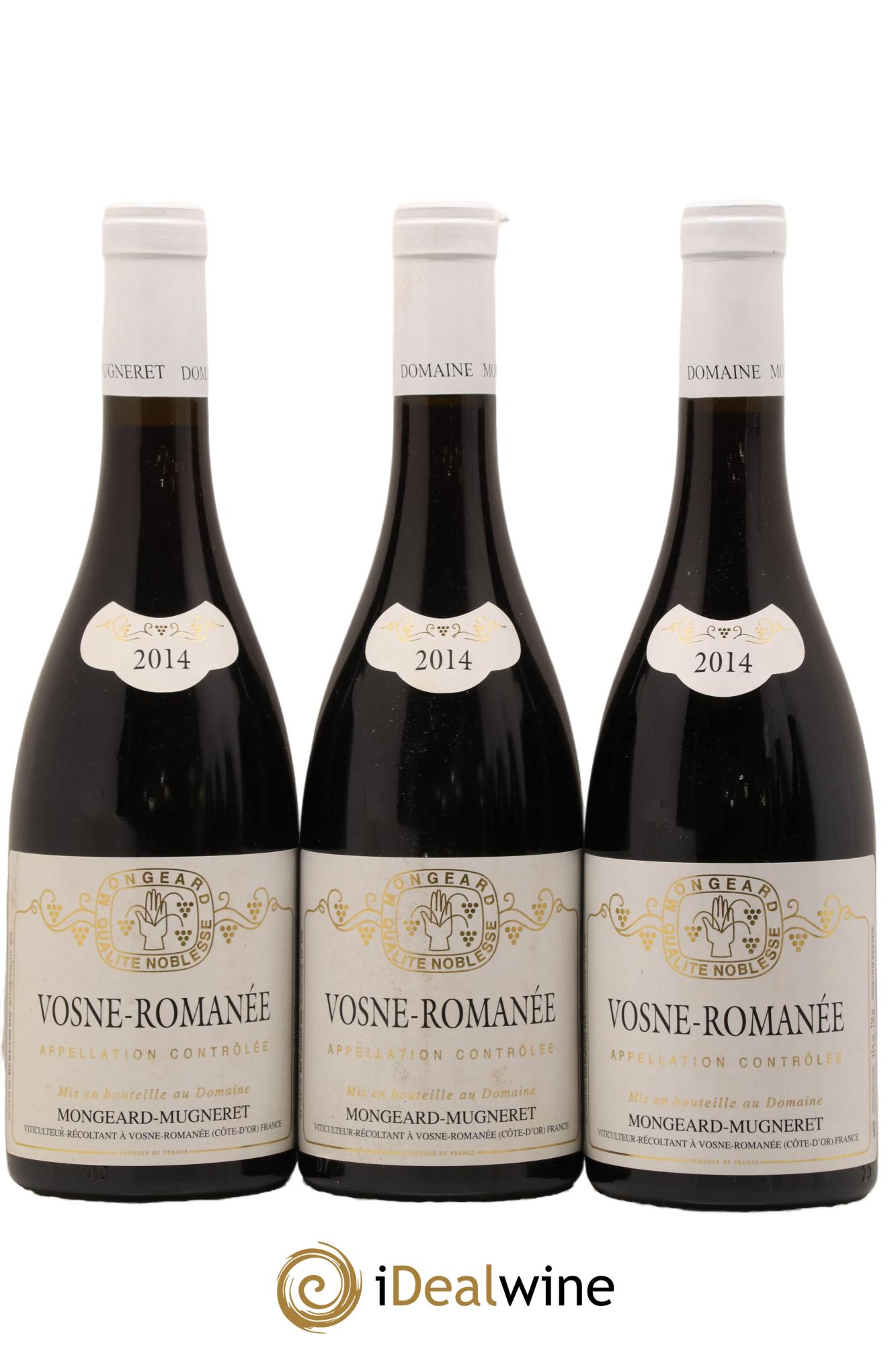 Vosne-Romanée Mongeard-Mugneret (Domaine) 2014 - Lot de 3 bouteilles - 0