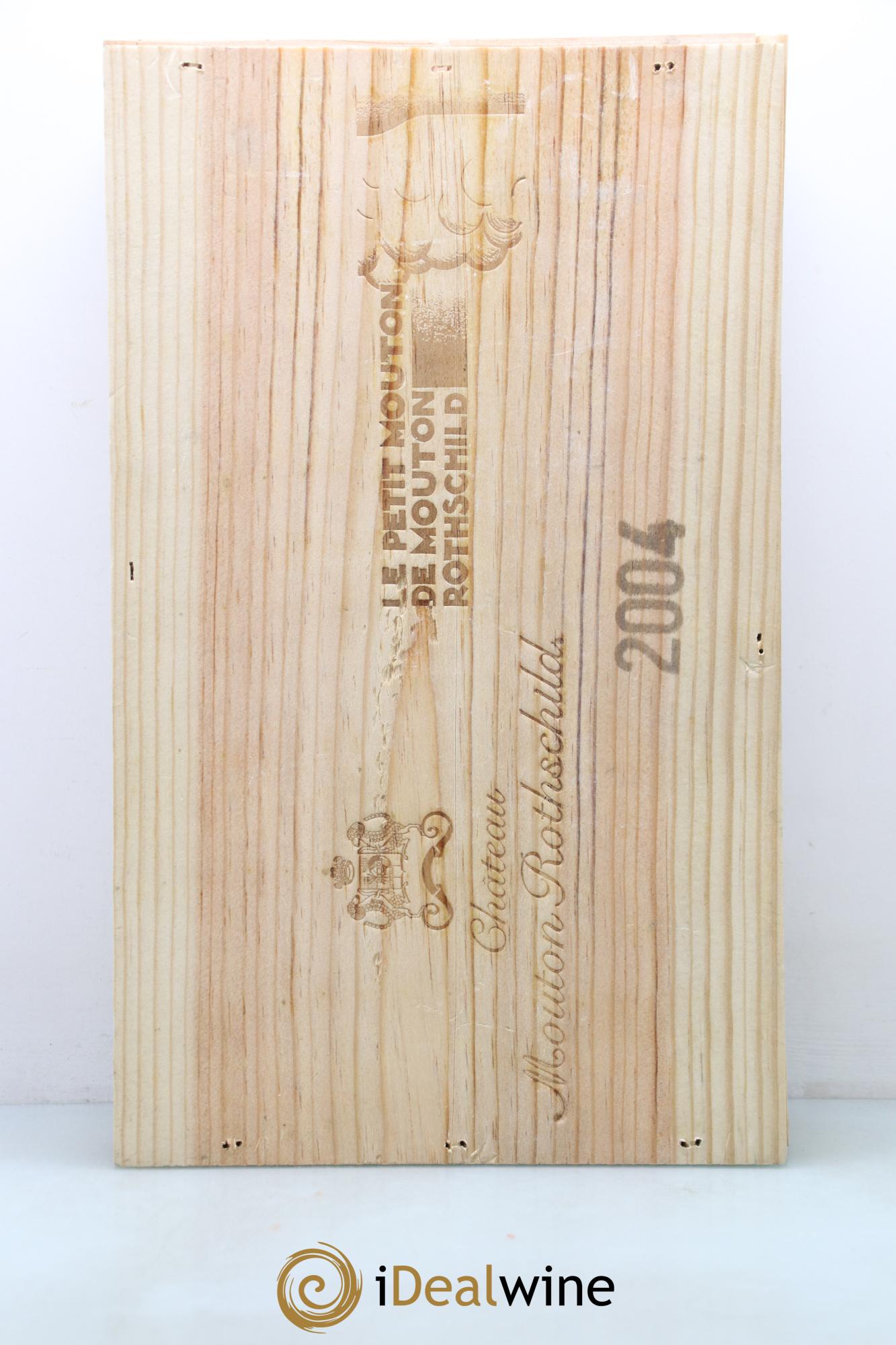 Coffret Mouton Rothschild-Petit Mouton Rothschild 2004 - Lot of 2 bottles - 2