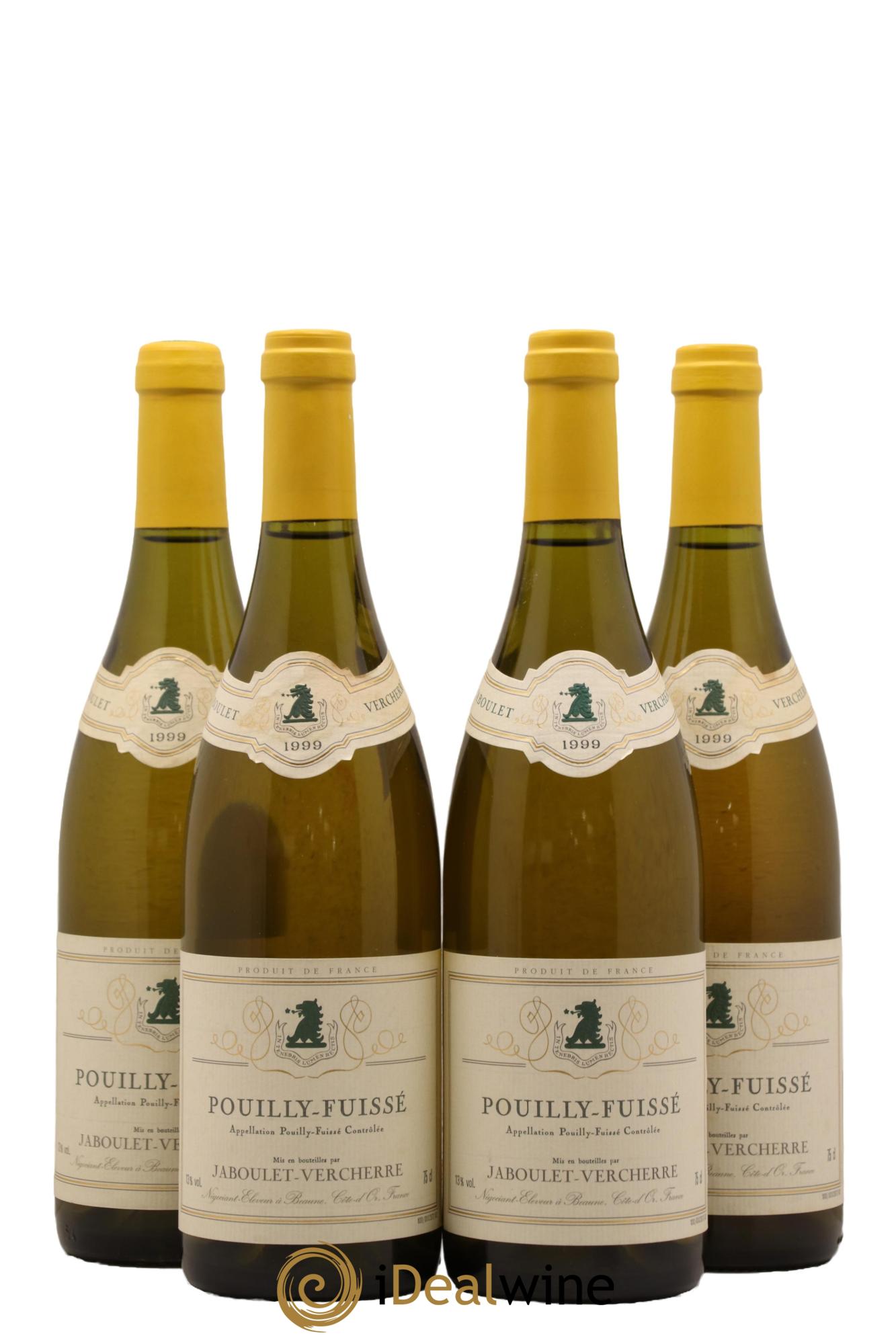 Pouilly-Fuissé Jaboulet Vercherre 1999 - Lot de 4 bouteilles - 0