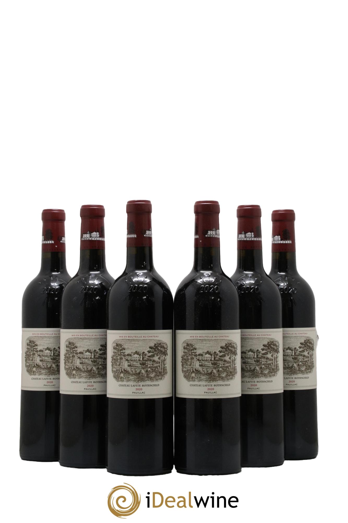 Château Lafite Rothschild 1er Grand Cru Classé  2020 - Lot de 6 bouteilles - 0