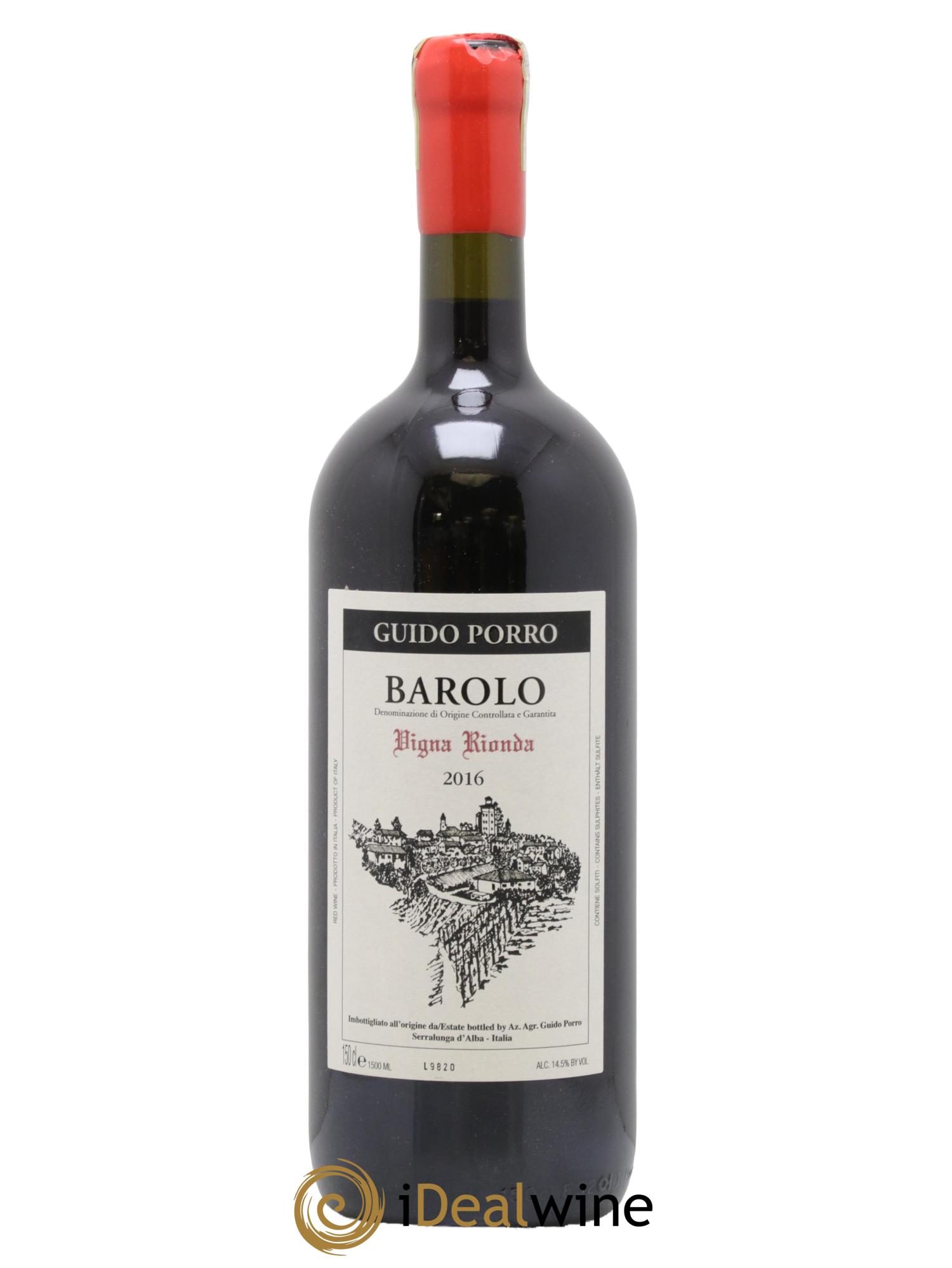 Barolo Vigna Rionda Guido Porro 2016 - Lotto di 1 magnum - 0