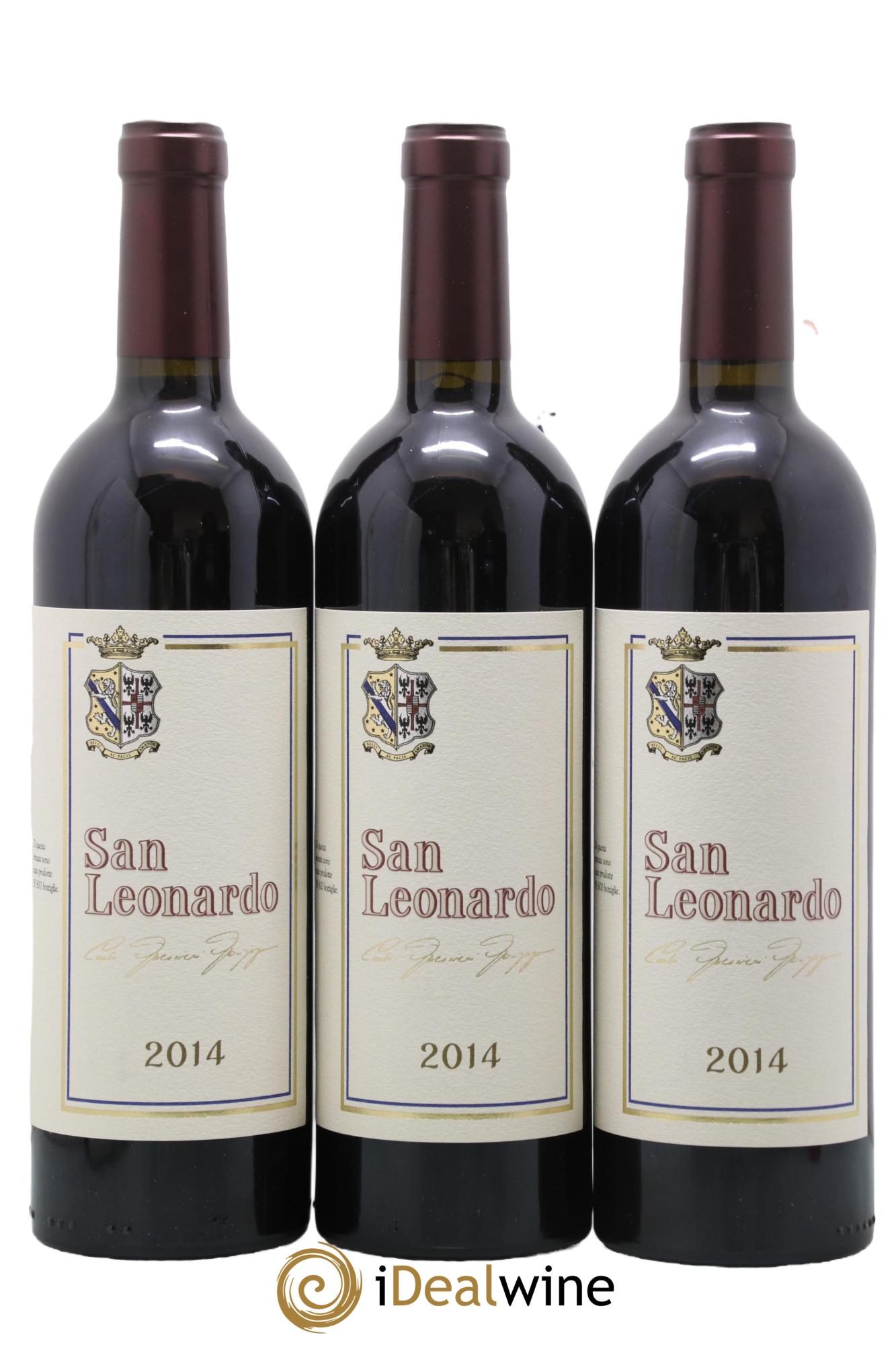 Italie Vigneti Delle Dolomiti San Leonardo 2014 - Lot de 3 bouteilles - 0