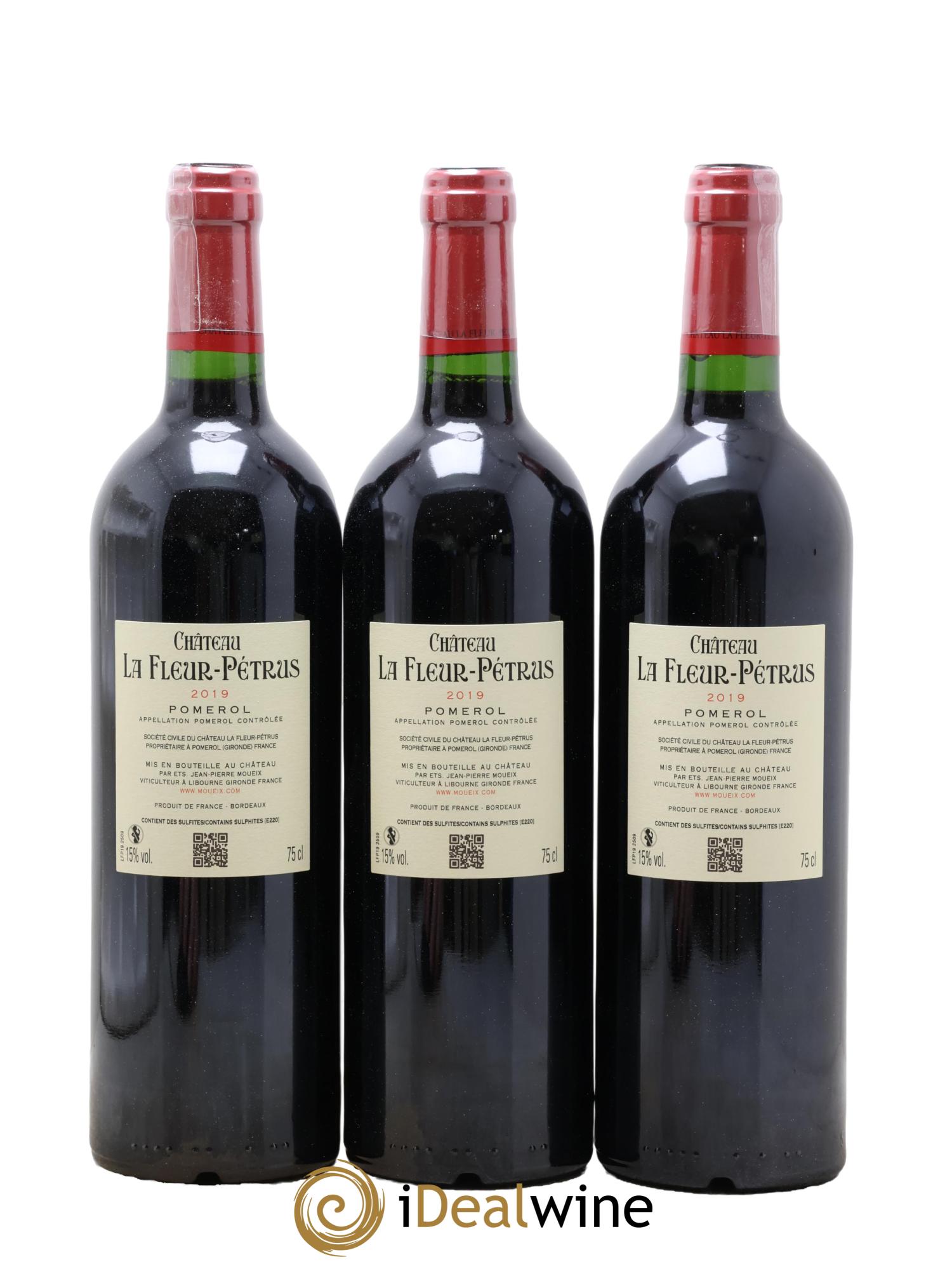 Château la Fleur Petrus 2019 - Lot de 3 bouteilles - 1