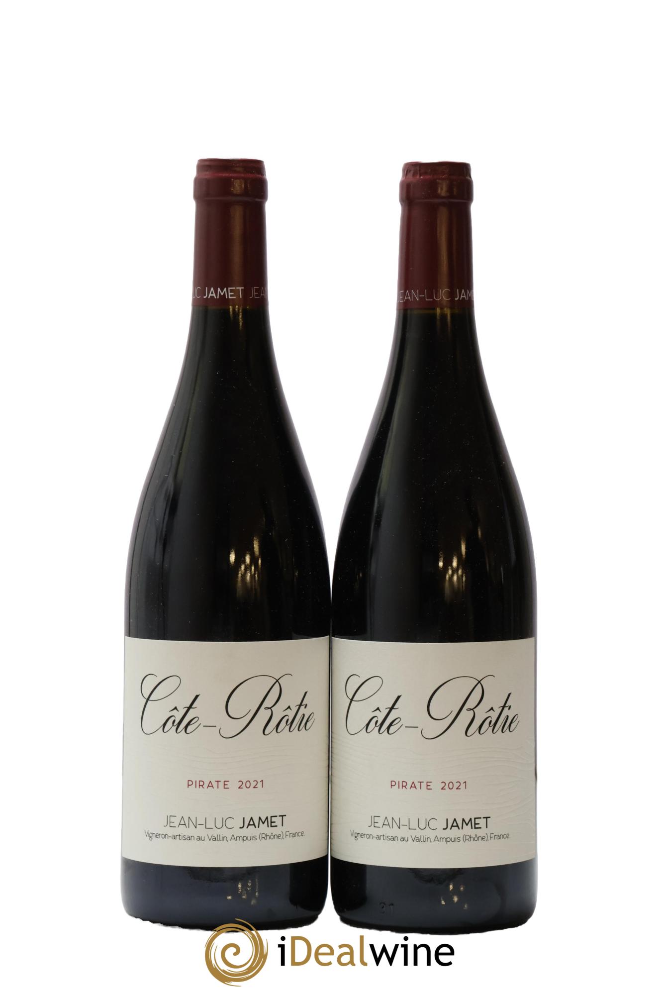 Côte-Rôtie Pirate Jean-Luc Jamet (Domaine) 2021 - Lot de 2 bouteilles - 0