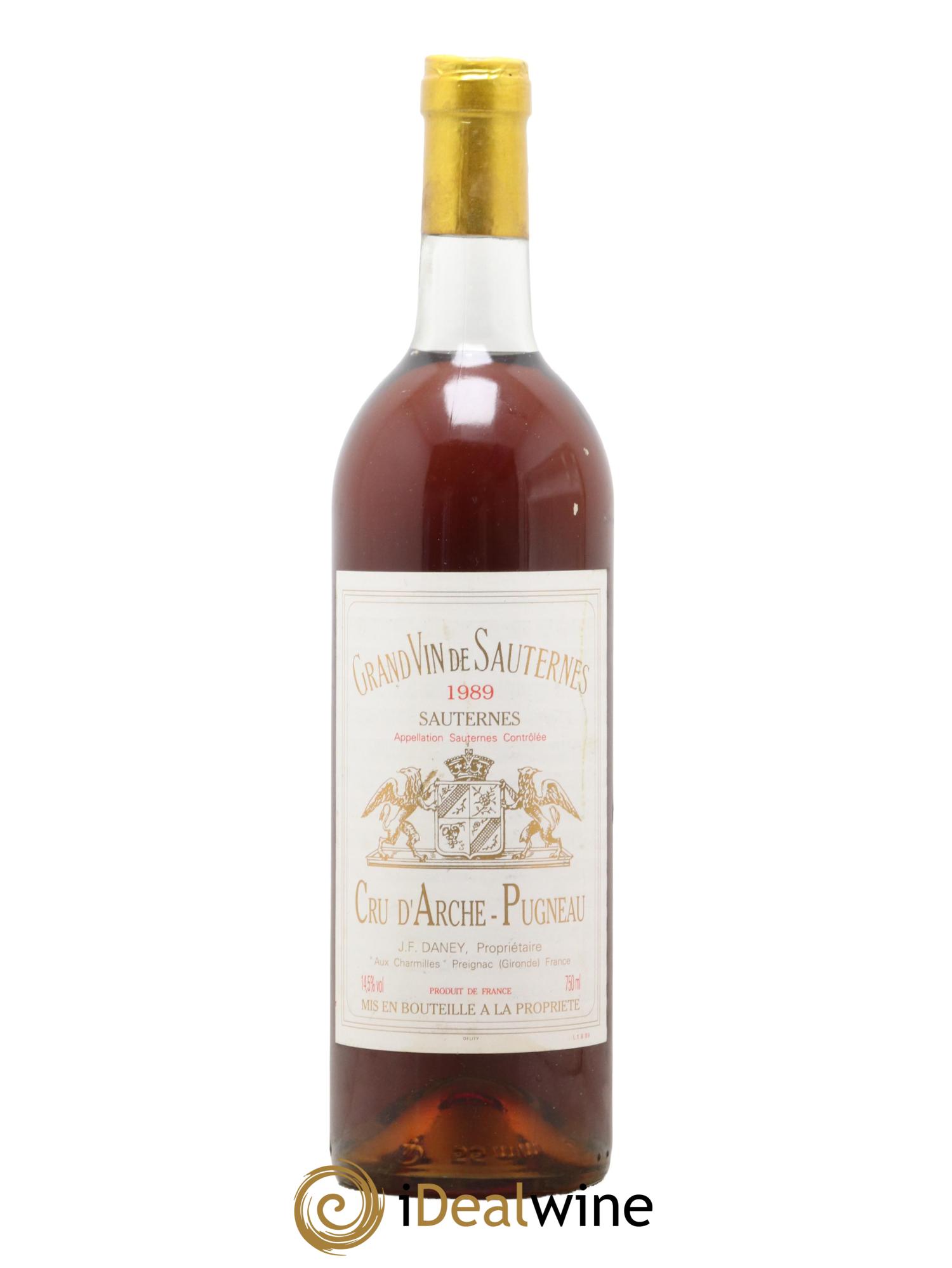 Cru d'Arche-Pugneau 1989 - Posten von 1 Flasche - 0