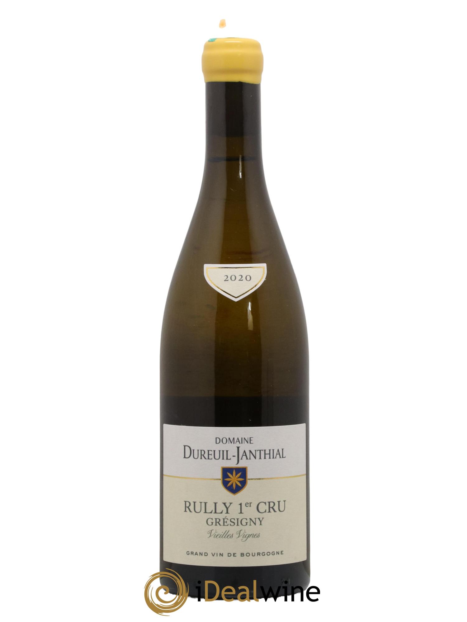 Rully 1er Cru Grésigny Vieilles Vignes Vincent Dureuil-Janthial 2020 - Lot de 1 bouteille - 0