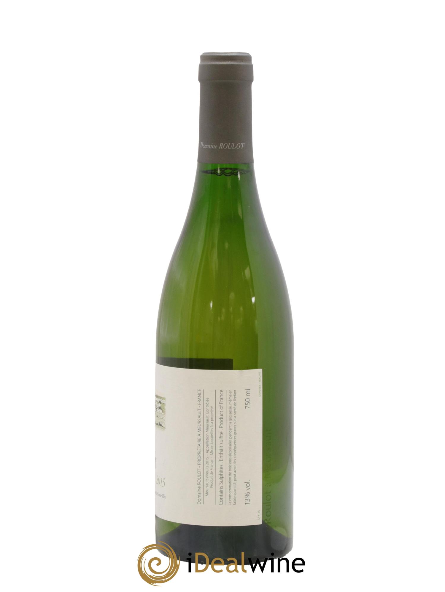 Meursault Les Vireuils Roulot (Domaine) 2015 - Lot of 1 bottle - 1