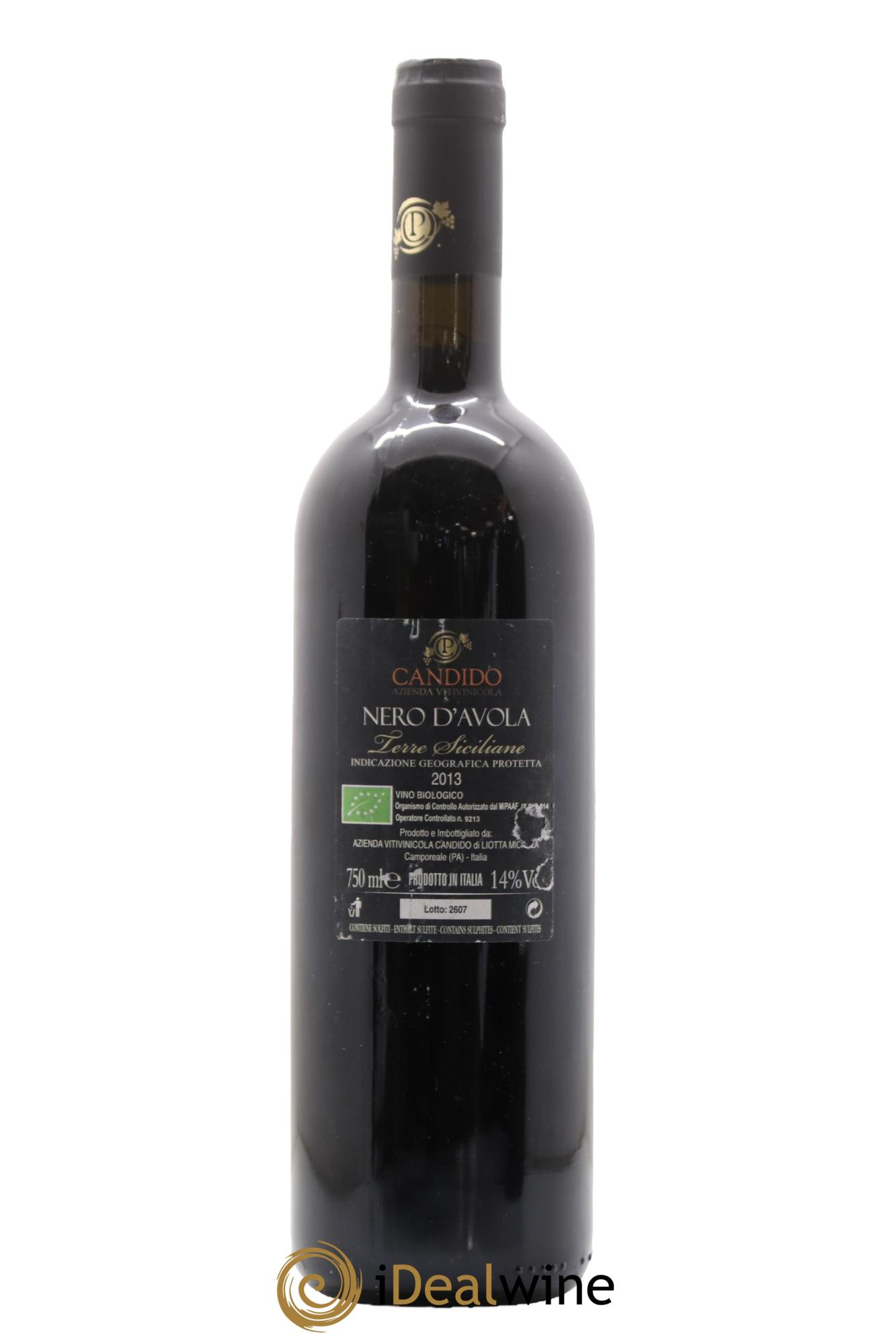 Italie Terre Siciliano Nero D'Avola Azienda Candido 2013 - Lot of 1 bottle - 1
