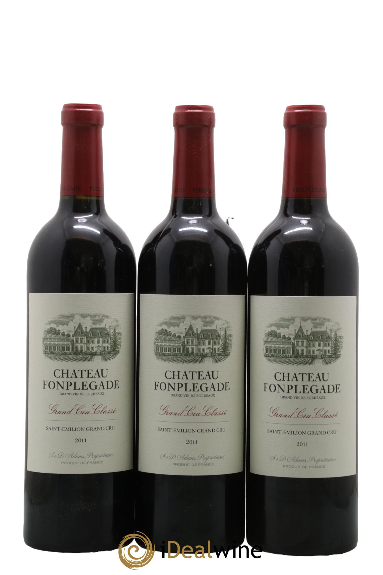 Château Fonplegade Grand Cru Classé 2011 - Lot of 6 bottles - 2