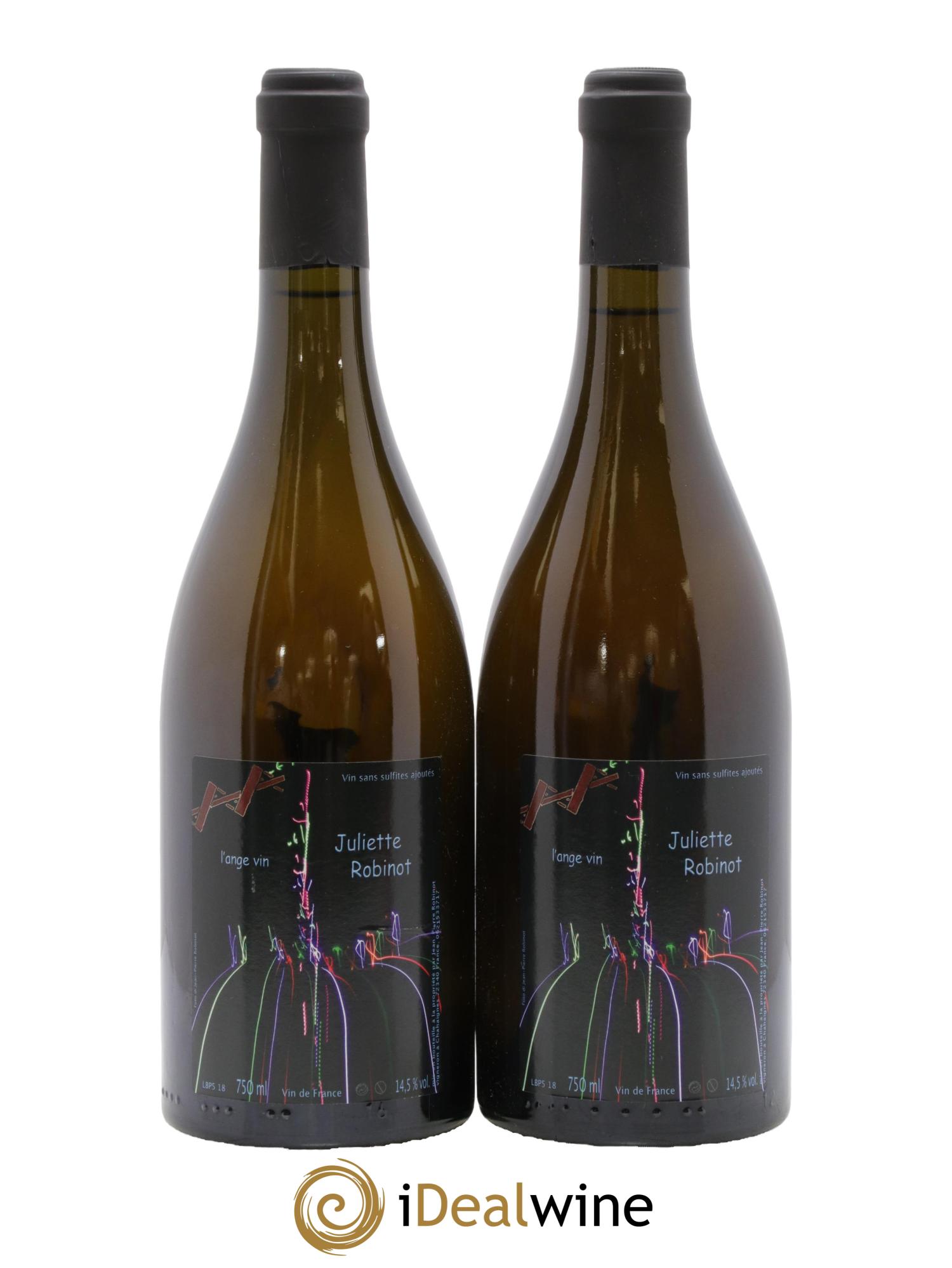 Vin de France Juliette Jean-Pierre Robinot 2018 - Lotto di 2 bottiglie - 0