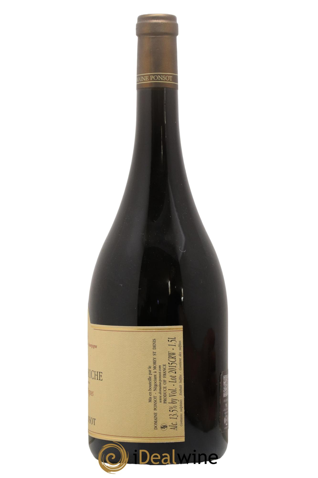 Clos de la Roche Grand Cru Vieilles Vignes Ponsot (Domaine) 2015 - Lot of 1 magnum - 2