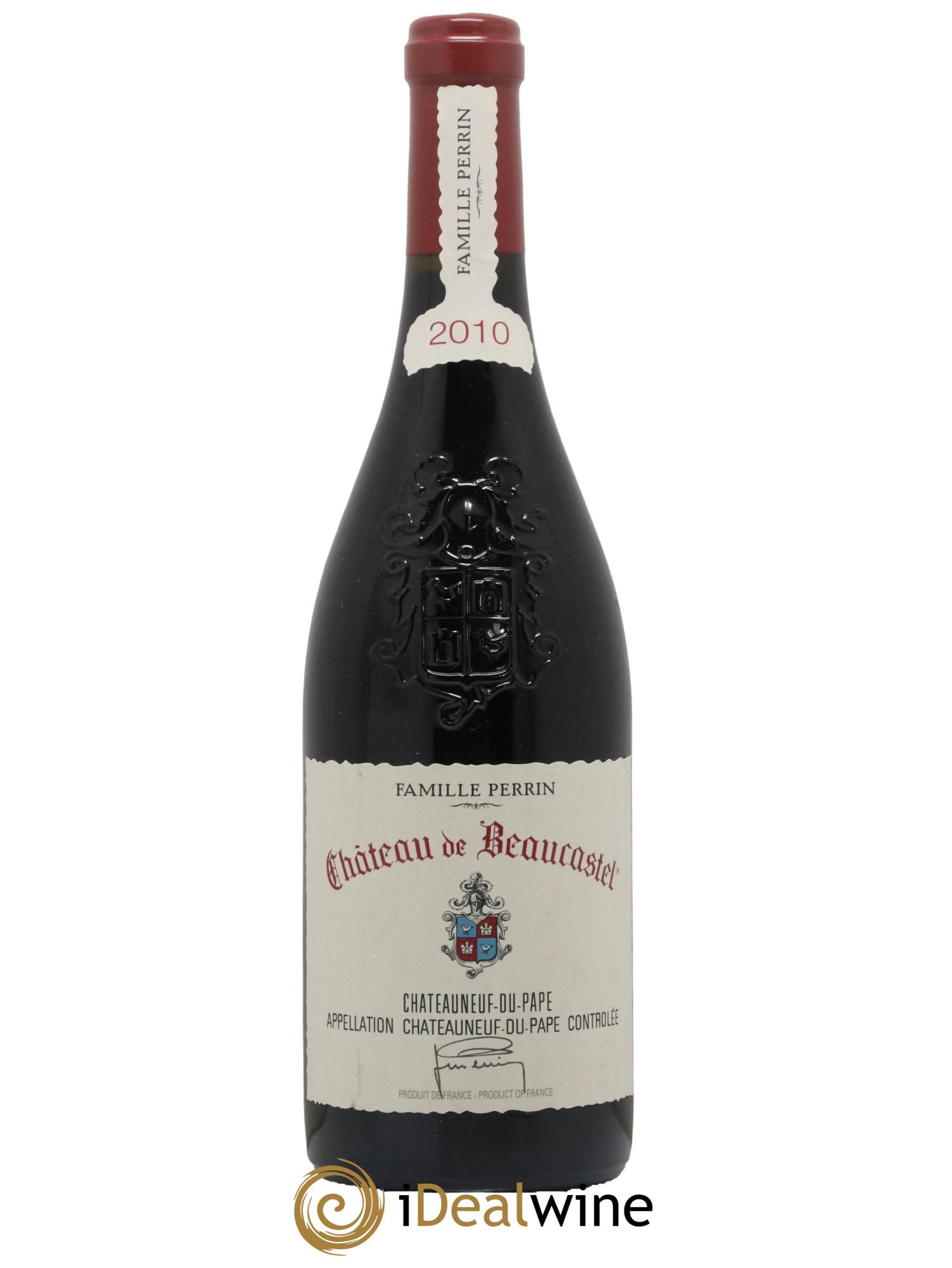 Châteauneuf-du-Pape Château de Beaucastel Famille Perrin 2010 - Lot de 1 bouteille - 0