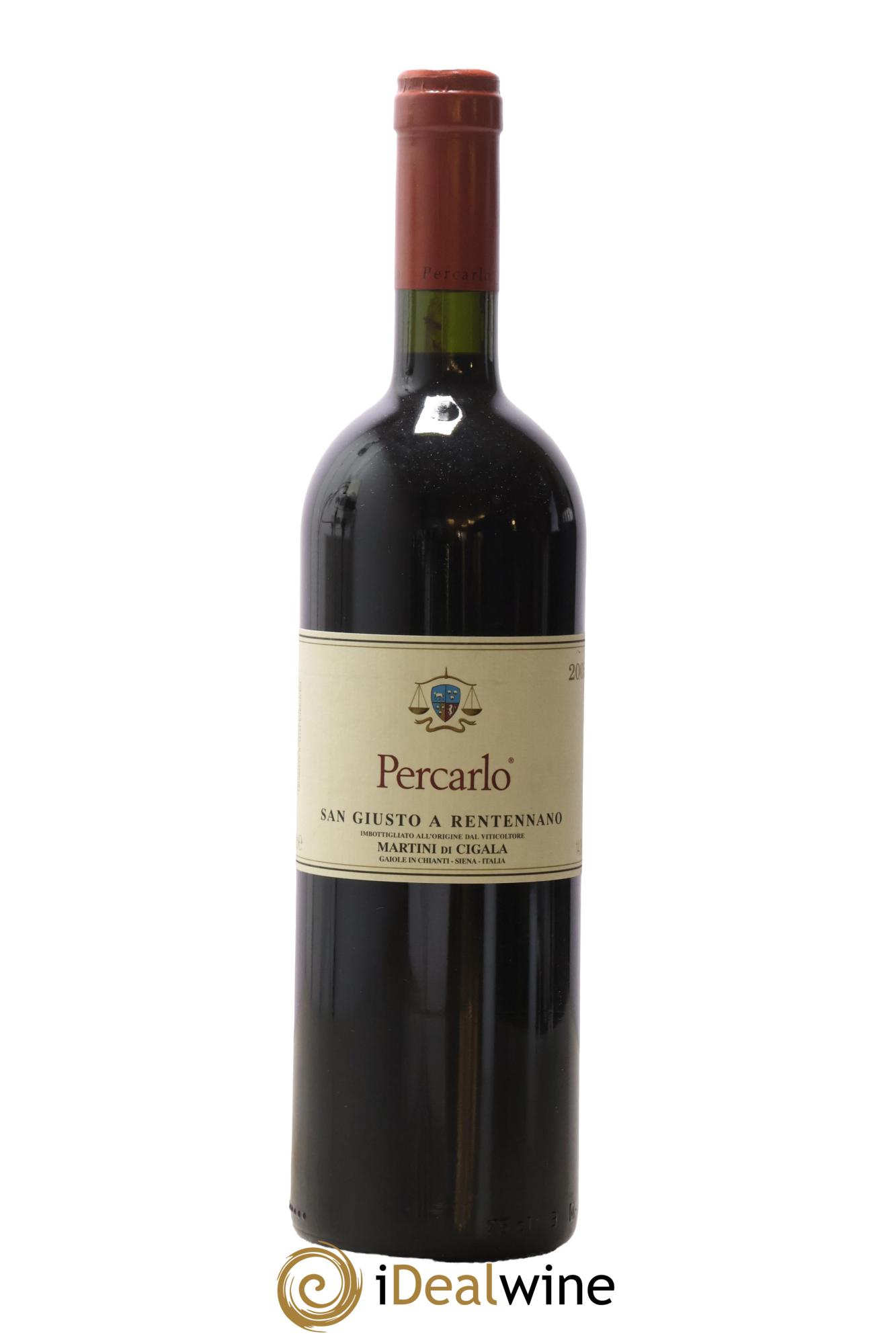 Toscana IGT San Giusto a Rentennano Percarlo Famille Martini di Cigala 2005 - Posten von 1 Flasche - 0