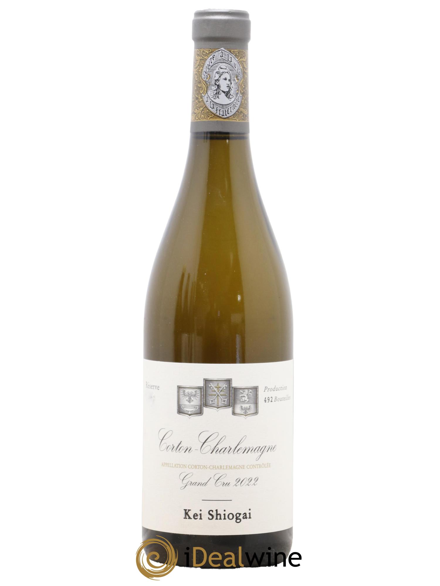 Corton-Charlemagne Grand Cru Domaine Kei Shiogai 2022 - Lot de 1 bouteille - 0