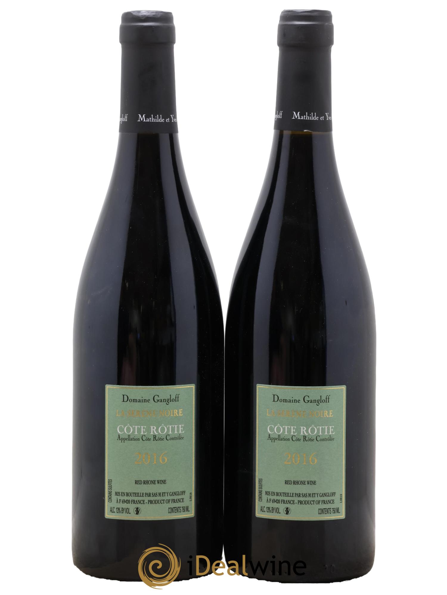 Côte-Rôtie La Sereine Noire Gangloff (Domaine)  2016 - Lotto di 2 bottiglie - 1