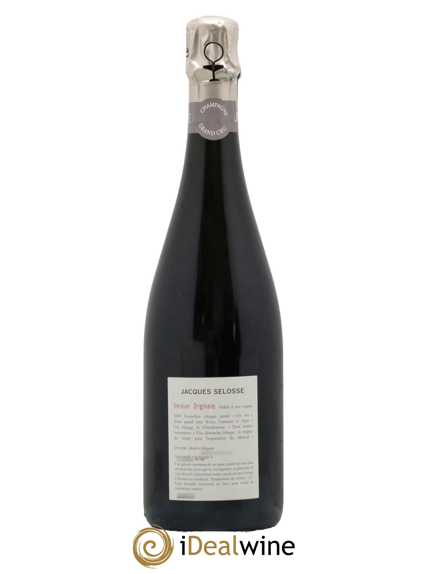 Version Originale Jacques Selosse - Posten von 1 Flasche - 1