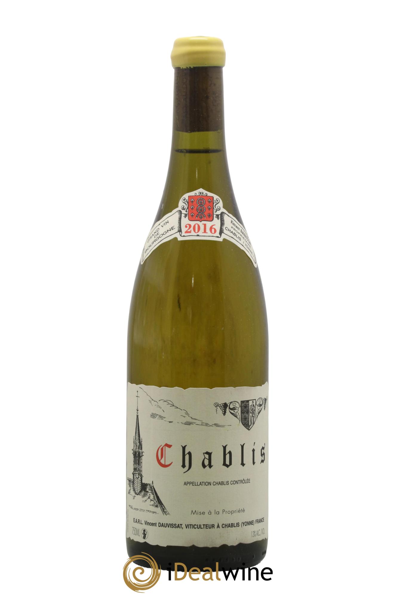Chablis Vincent Dauvissat (Domaine) 2016 - Lot of 1 bottle - 0