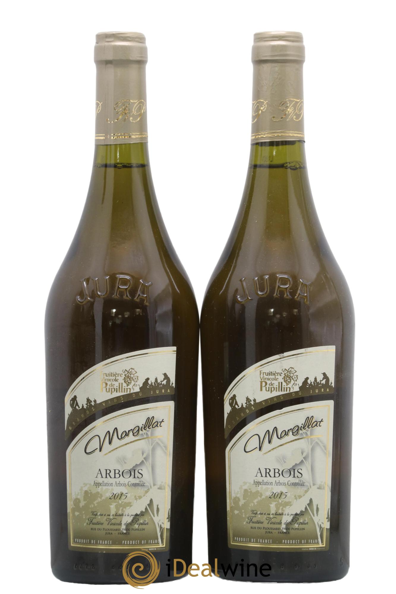 Arbois Margillat Fruitière Vinicole de Pupillin 2015 - Lot de 2 bouteilles - 0