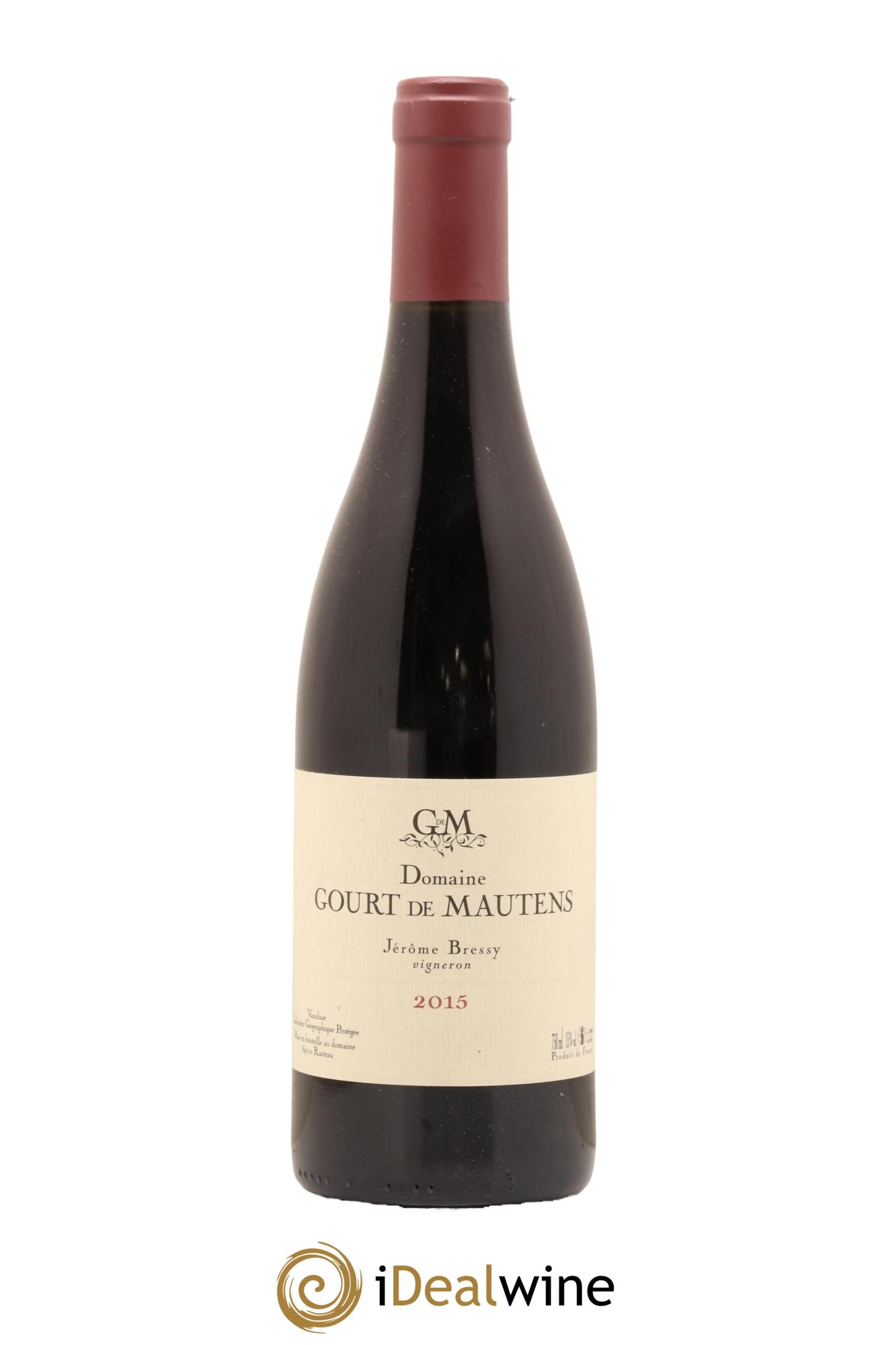 Vaucluse (Vin de Pays de Vaucluse) Domaine Gourt de Mautens - Jérôme Bressy 2015 - Lot de 1 bouteille - 0