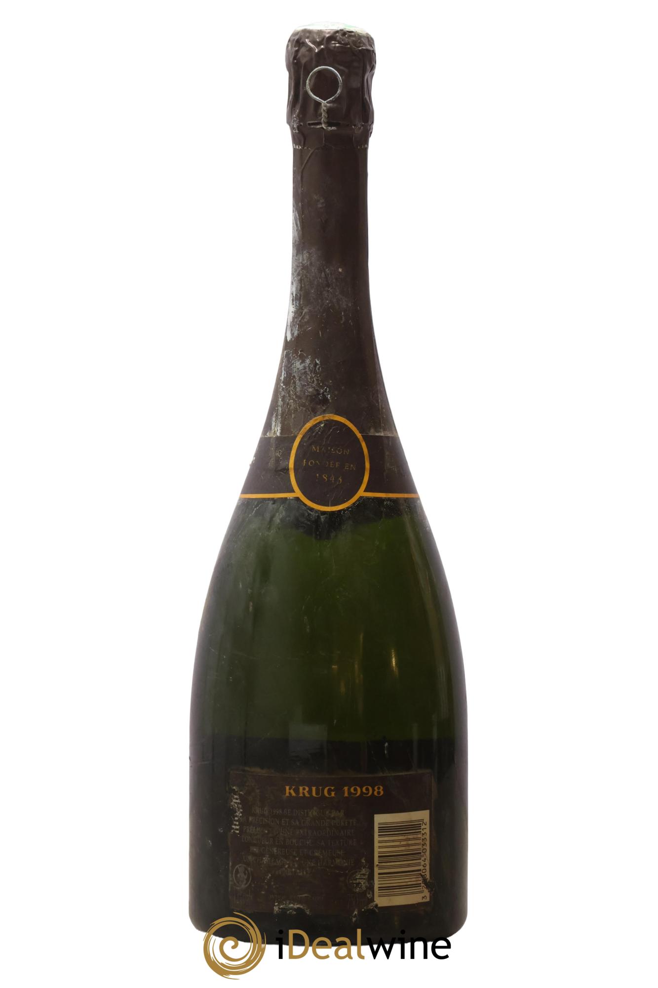 Vintage Krug 1998 - Lot de 1 bouteille - 1