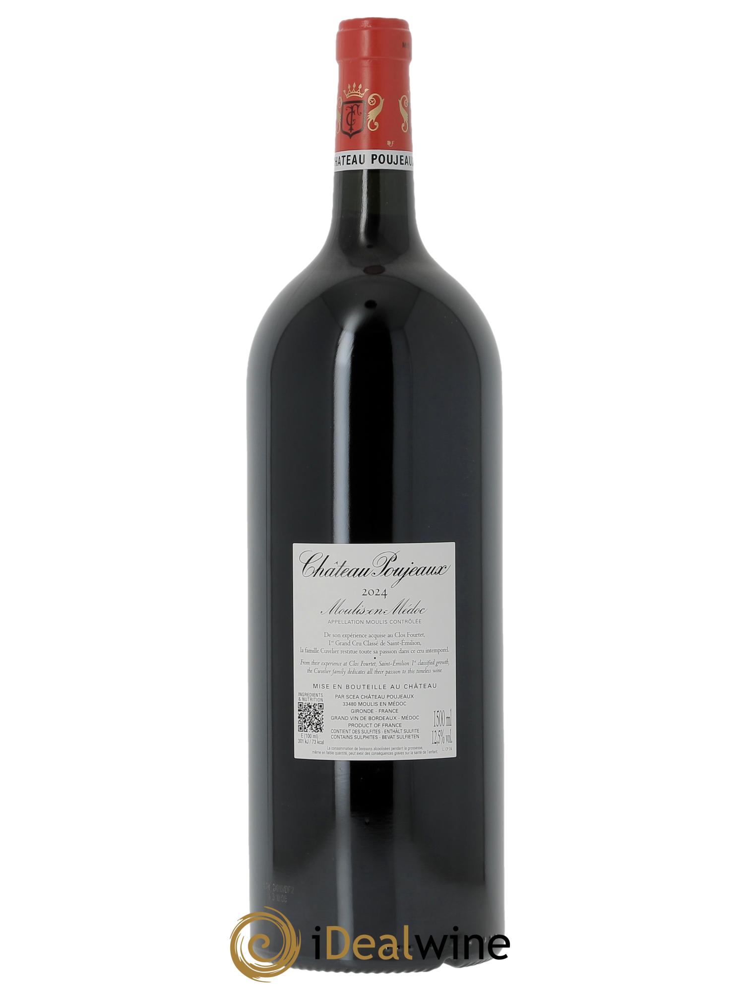 Château Poujeaux (CBO à partir de 3 mgs) 2024 - Lote de 1 Magnum - 1