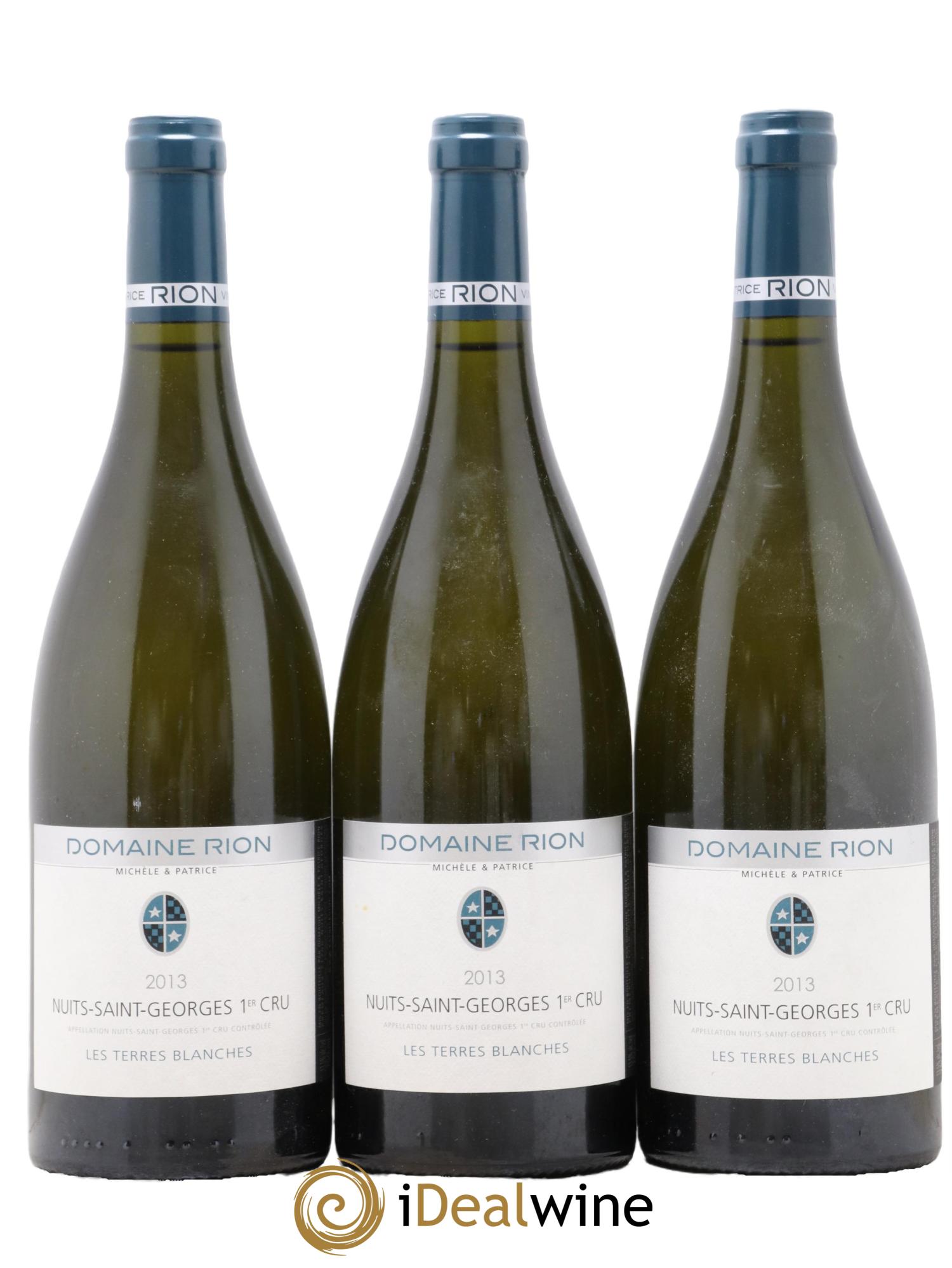 Nuits-Saint-Georges 1er Cru Les Terres Blanches Patrice Rion (Domaine) 2013 - Lot de 3 bouteilles - 0