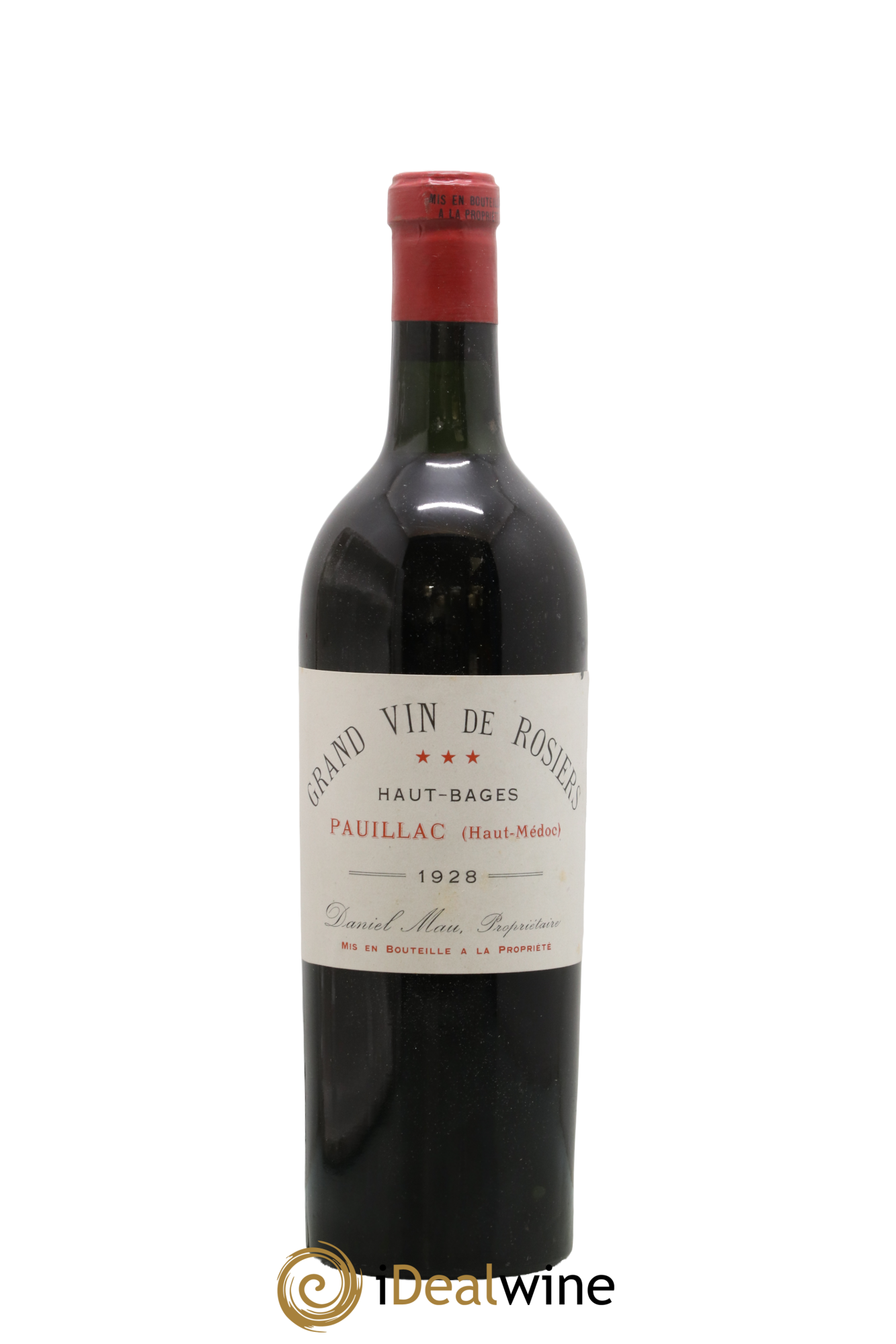 Pauillac Grand vin de Rosiers Château Haut Bages 1928 - Lot of 1 bottle - 0
