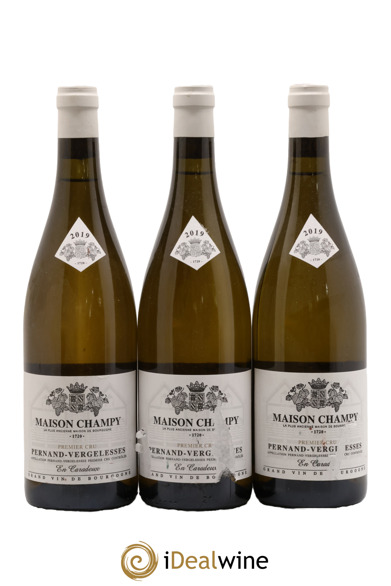 Pernand-Vergelesses 1er Cru En Caradeux Maison Champy 2019 - Posten von 3 Flaschen - 0