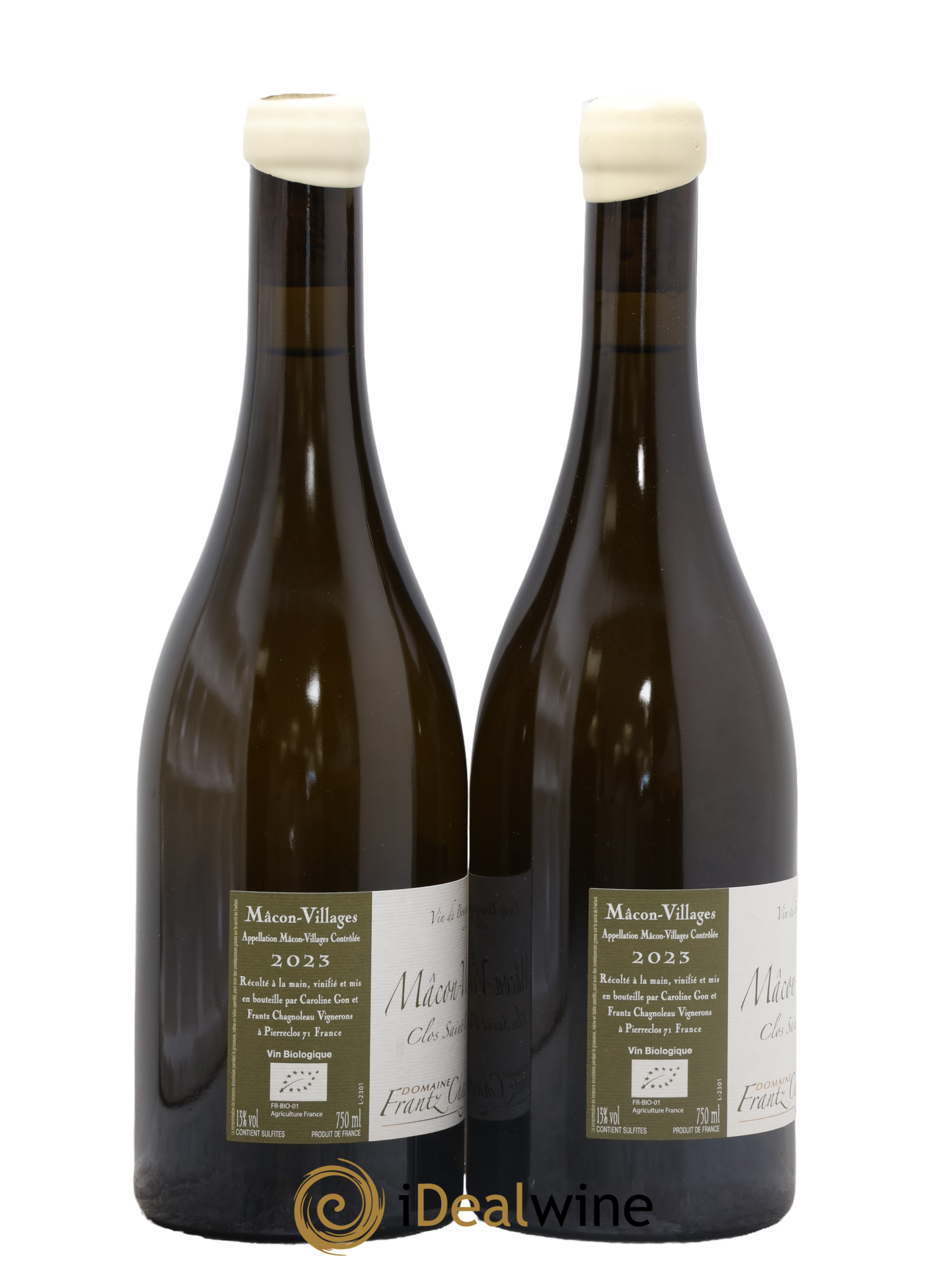 Mâcon Clos Saint Pancras Frantz Chagnoleau (Domaine) 2023 - Lotto di 2 bottiglie - 1