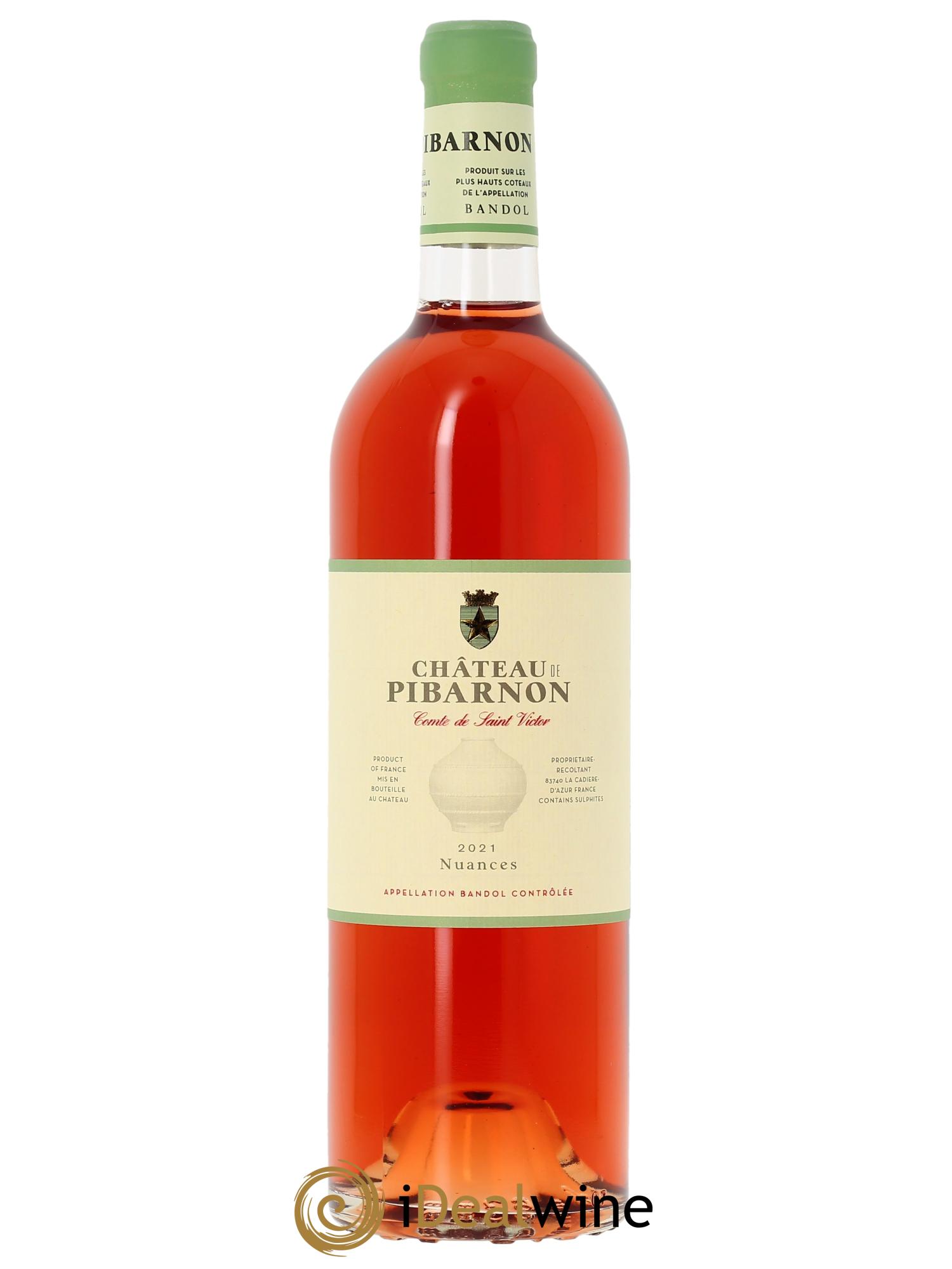 Bandol Château de Pibarnon Nuances Comte de Saint-Victor 2021 - Lot of 1 bottle - 0