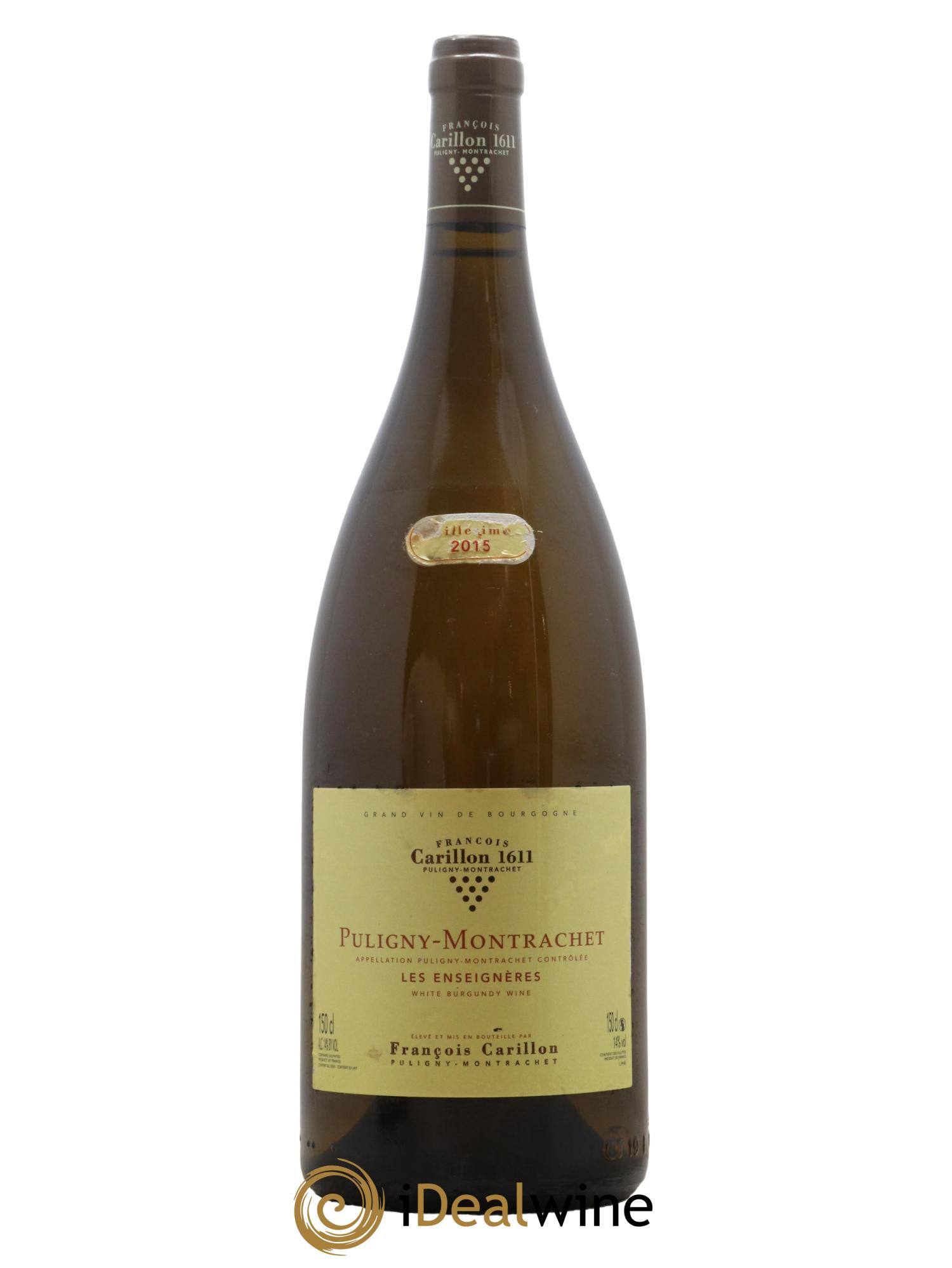 Puligny-Montrachet Les Enseignères François Carillon 2015 - Lot de 1 magnum - 0