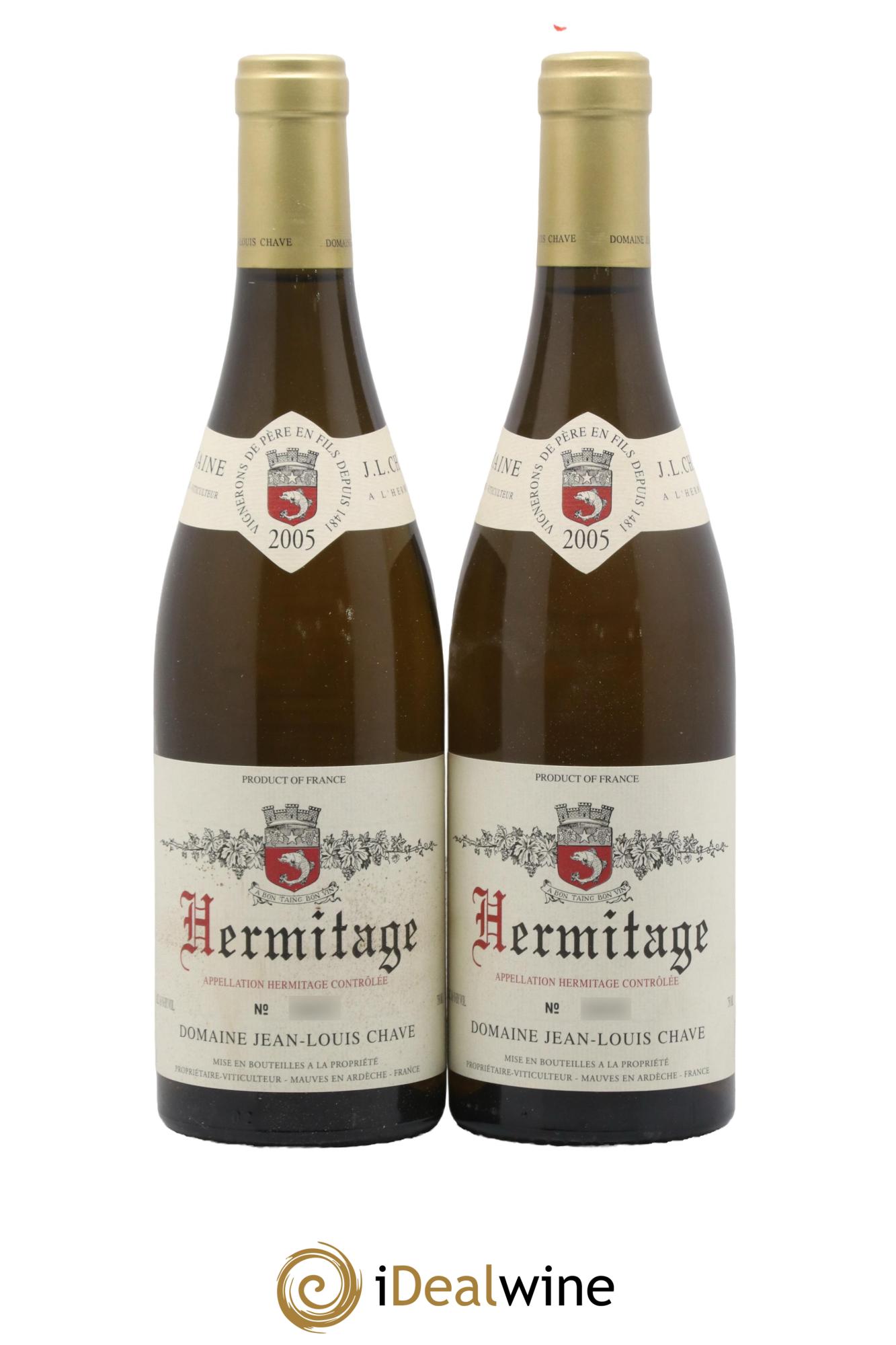 Hermitage Jean-Louis Chave 2005 - Lot de 2 bouteilles - 0