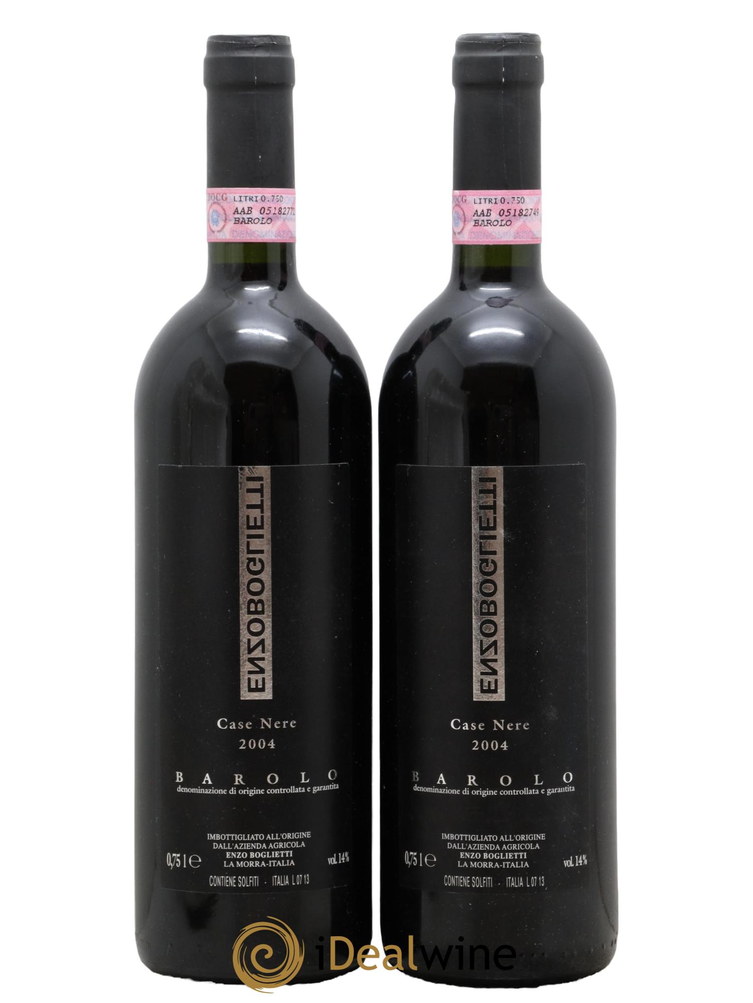 Barolo Casa Nere Enzo Boglietti 2004 - Lot de 2 bouteilles - 0