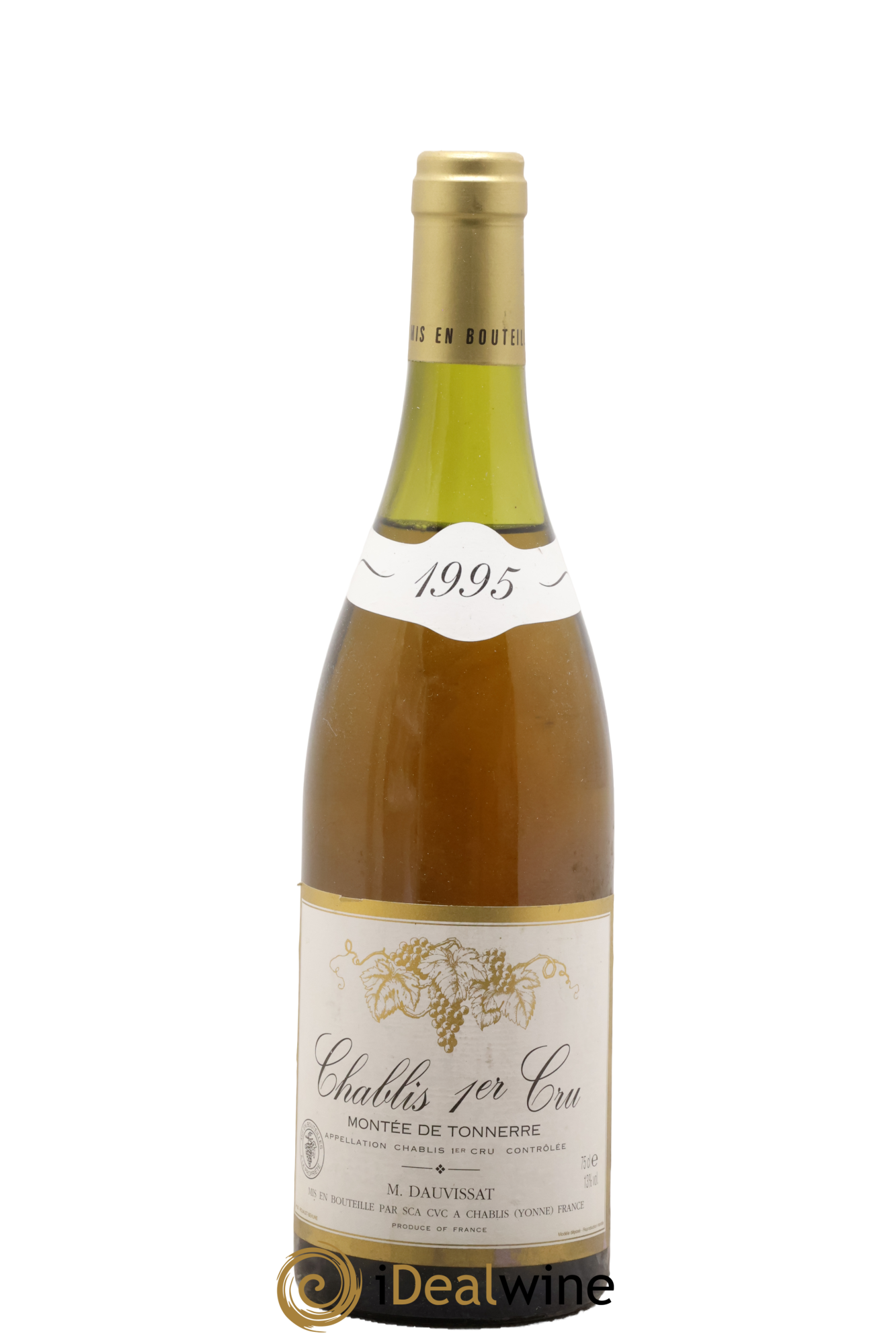 Chablis 1er Cru Montee de Tonnerre Domaine Maurice Dauvissat 1995 - Lot de 1 bouteille - 0
