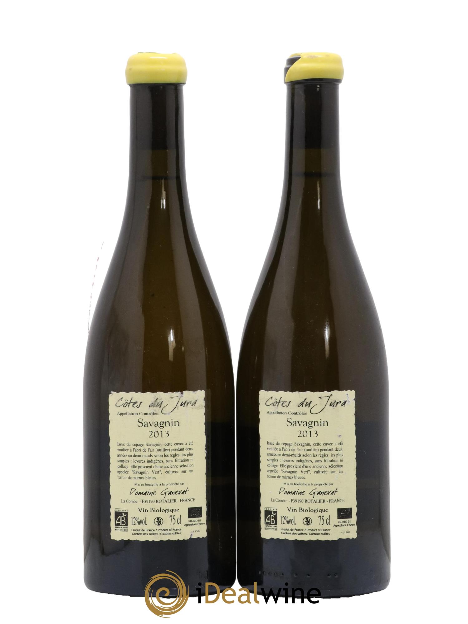 Côtes du Jura Les Chalasses Marnes Bleues Jean-François Ganevat (Domaine) 2013 - Lot de 2 bouteilles - 1