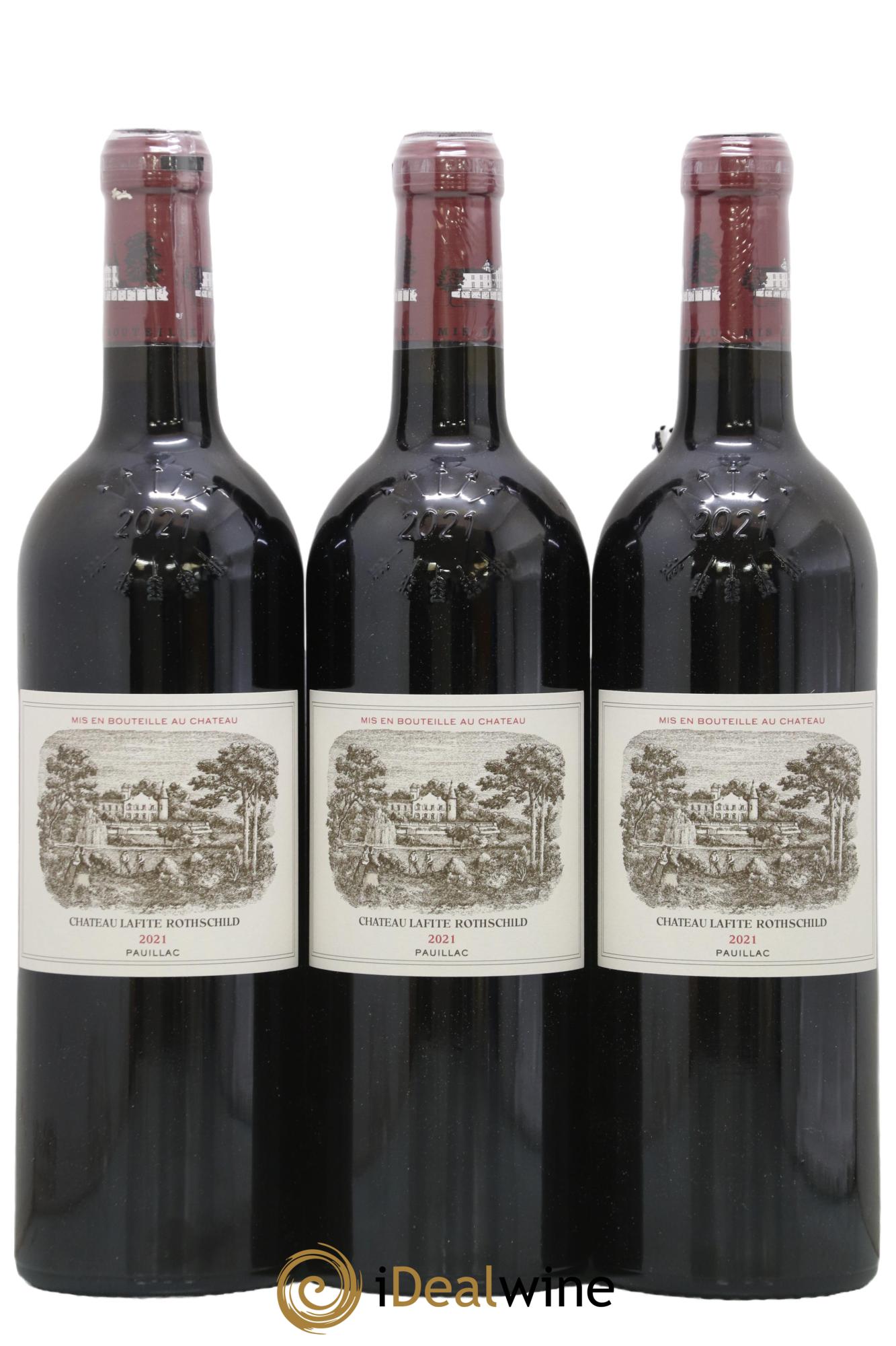 Château Lafite Rothschild 1er Grand Cru Classé 2021 - Lot de 3 bouteilles - 0