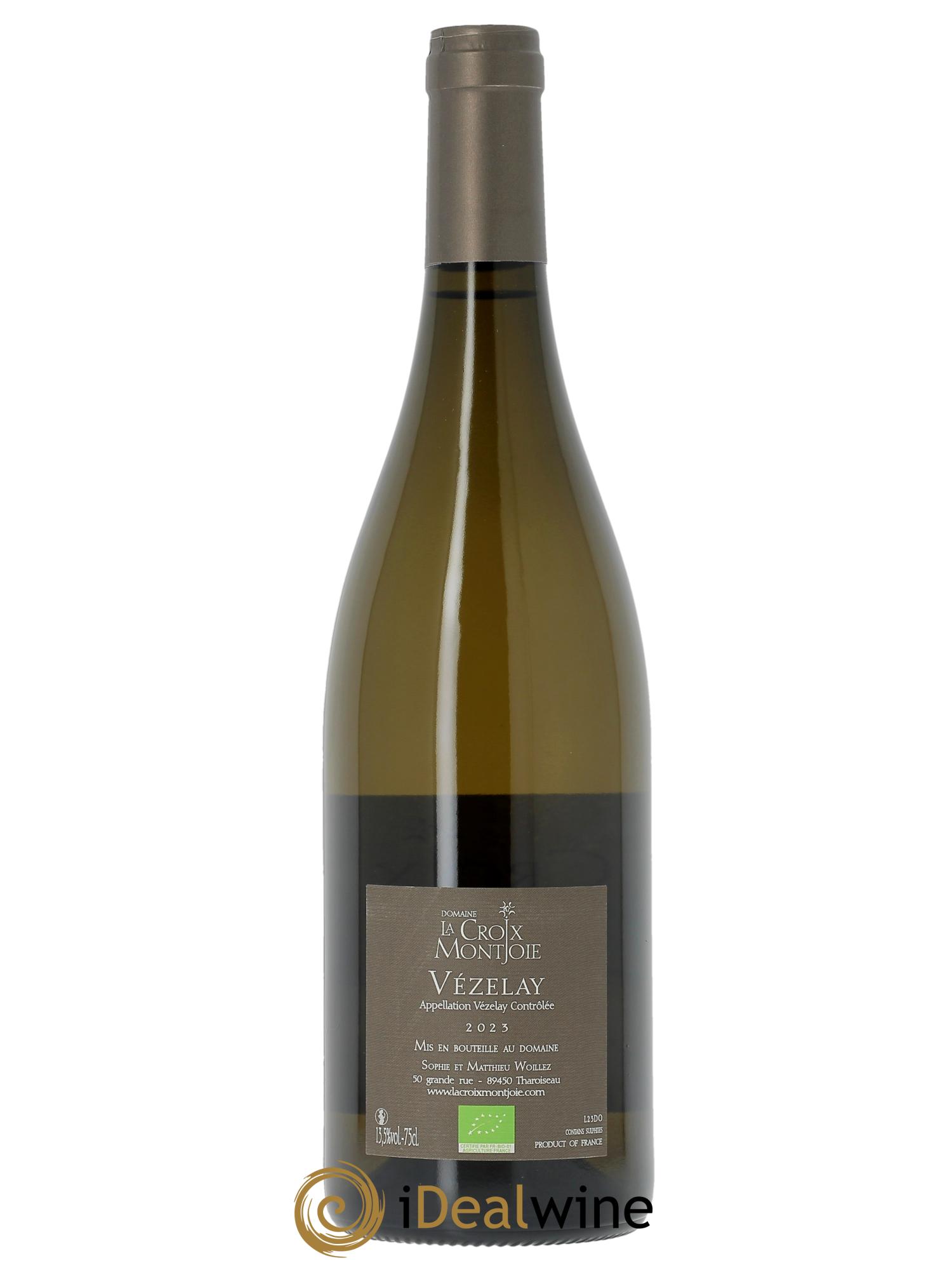 Vézelay L'Elegante Domaine de la Croix Montjoie  2023 - Posten von 1 Flasche - 1