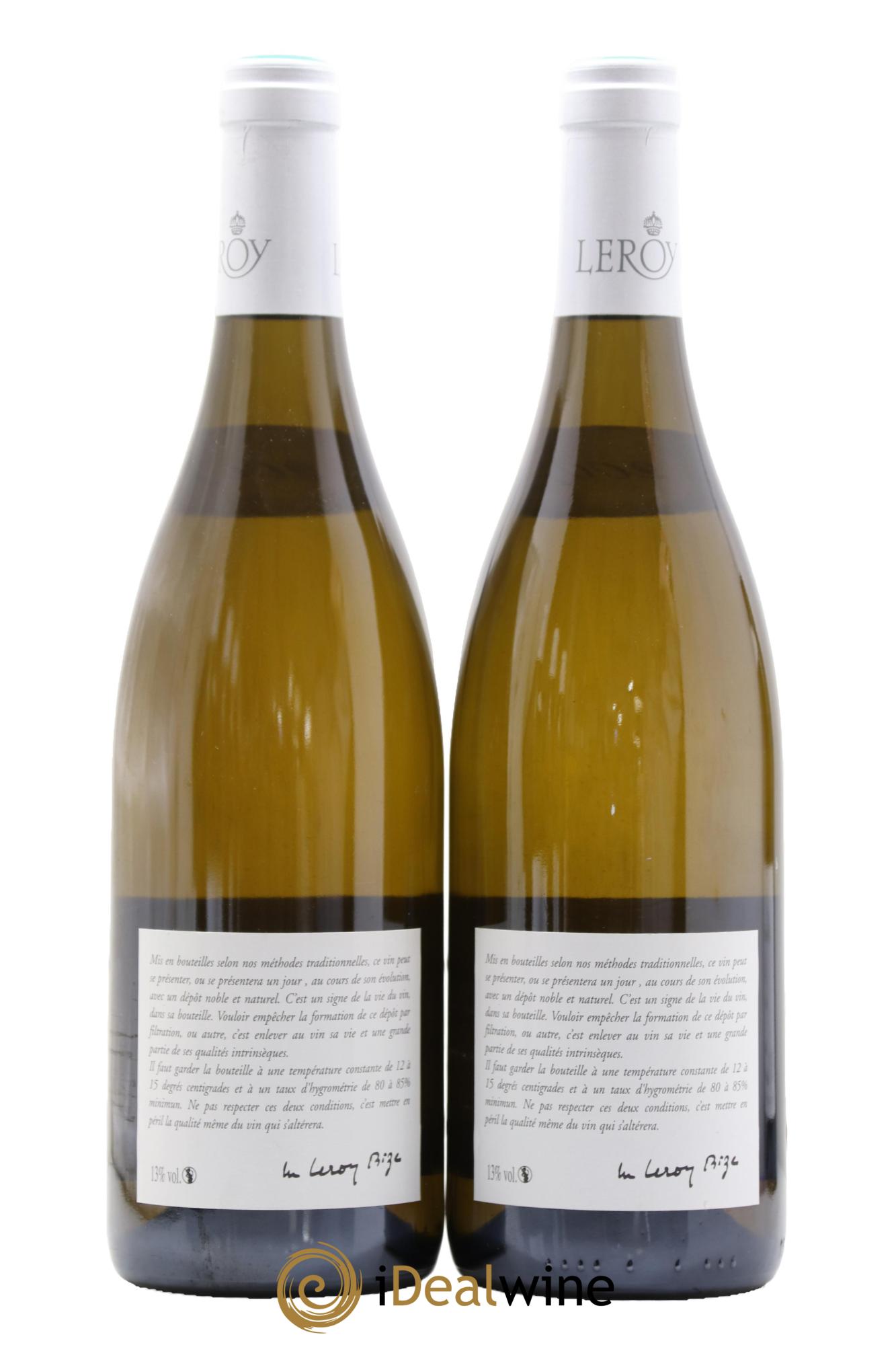 Meursault 1er Cru Les Bouchères Leroy SA 2007 - Lot de 2 bouteilles - 1