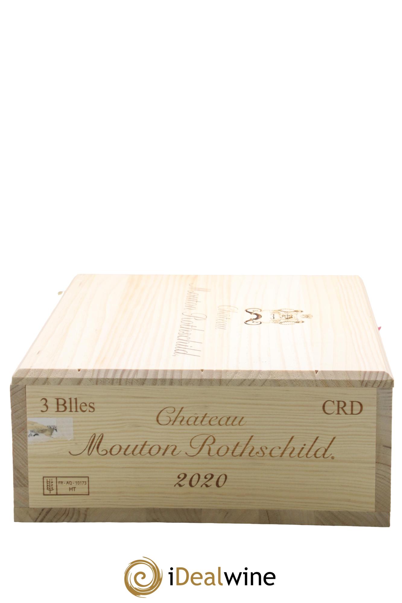Château Mouton Rothschild 1er Grand Cru Classé 2020 - Lot de 3 bouteilles - 3